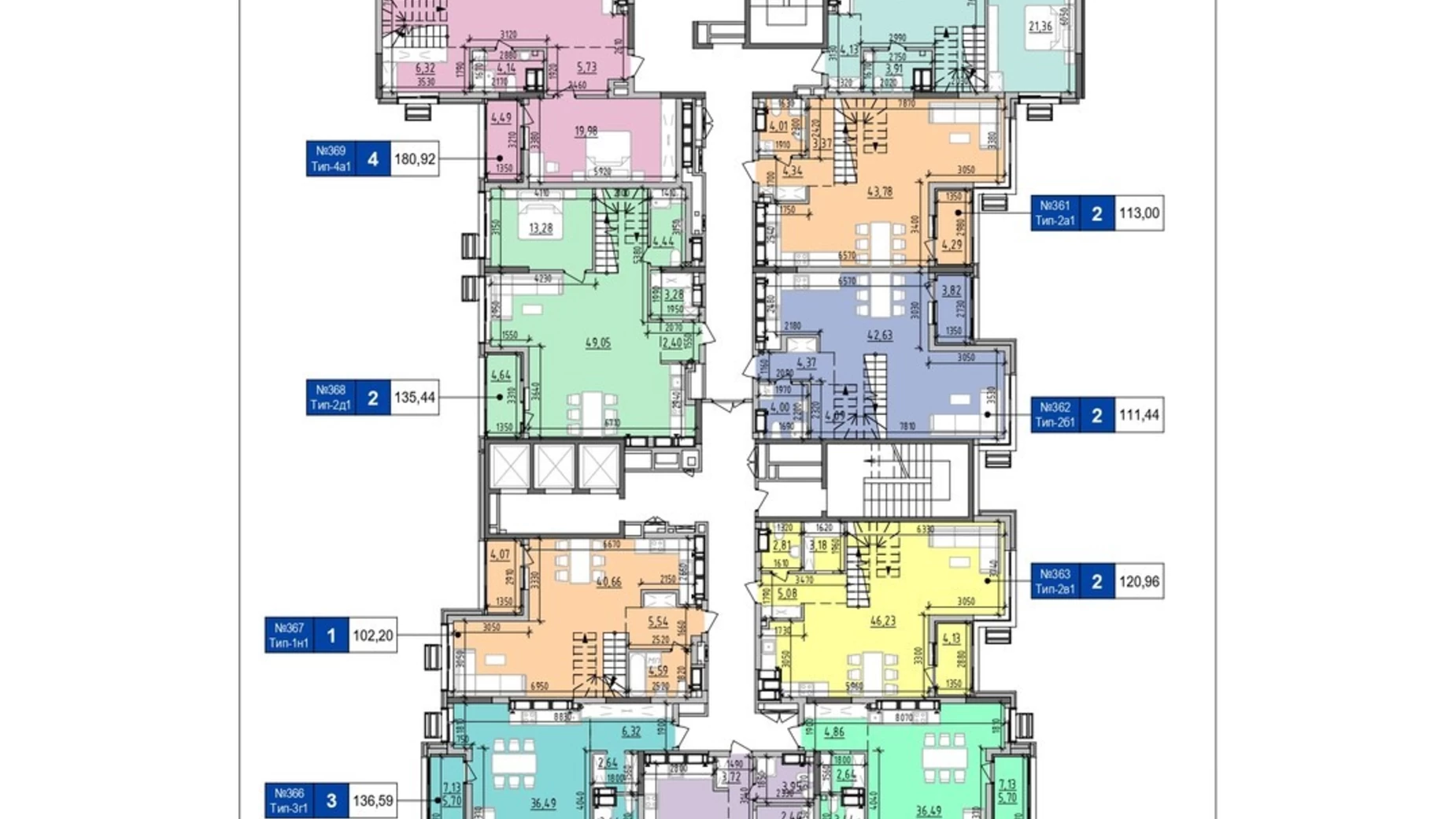 Продается 2-комнатная квартира 120.96 кв. м в Киеве, ул. Коновальца Евгения, 30 - фото 2