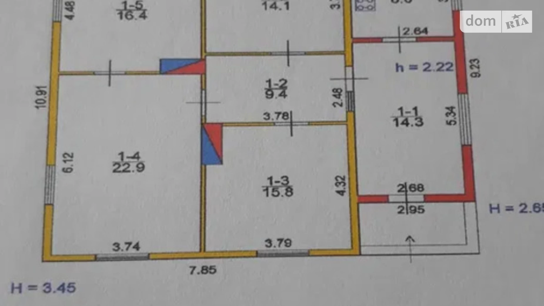 Продается одноэтажный дом 102 кв. м с террасой, цена: 45000 $ - фото 3