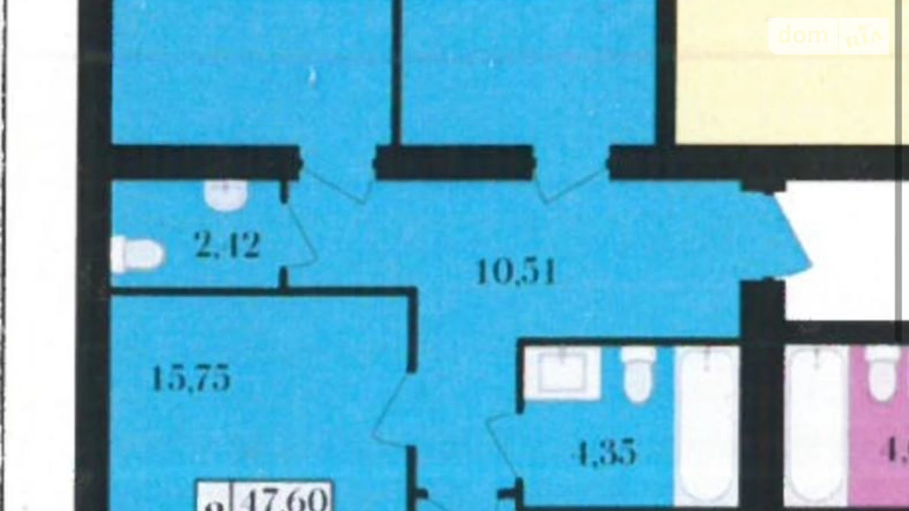 Продается 3-комнатная квартира 79.5 кв. м в Хмельницком, Старокостянтиновское шоссе, 2/1Л - фото 4