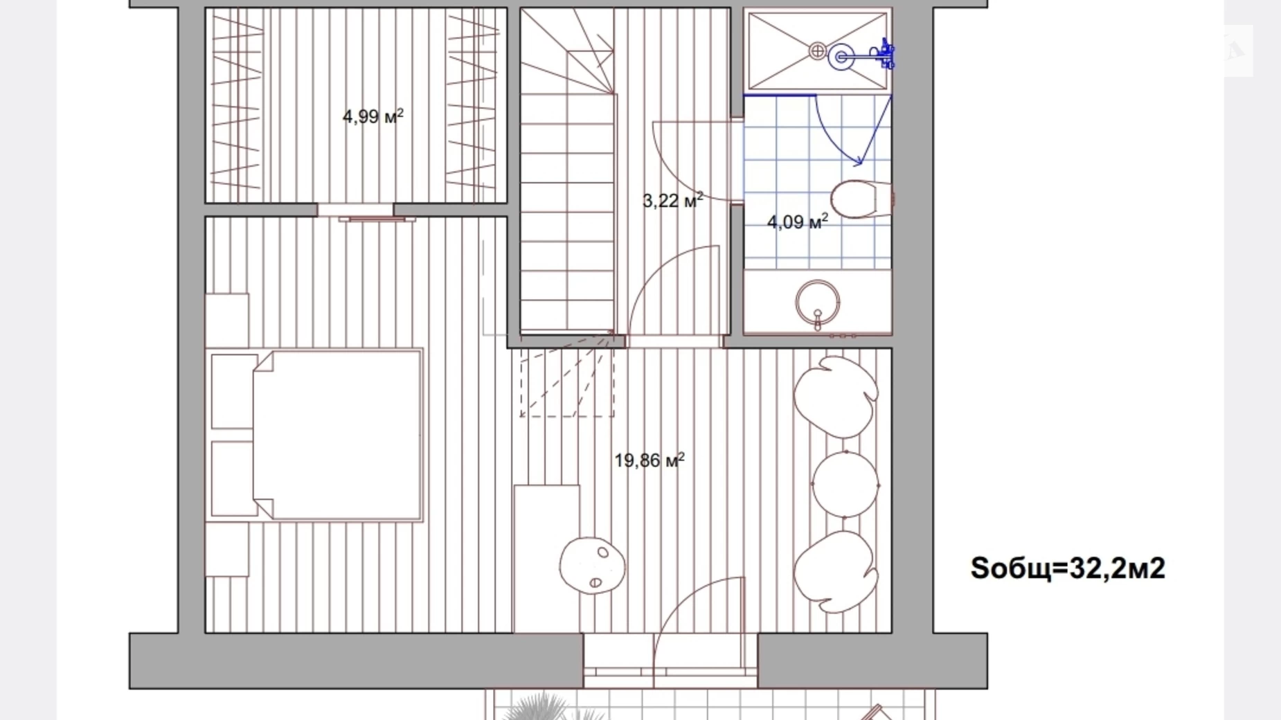 Продається 2-кімнатна квартира 67.2 кв. м у Харкові, просп. Льва Ландау, 52Д - фото 4