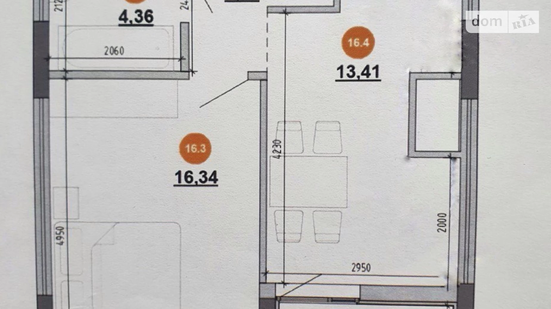 Продается 1-комнатная квартира 42 кв. м в Львове, ул. Хмельницкого Богдана, 116 - фото 5