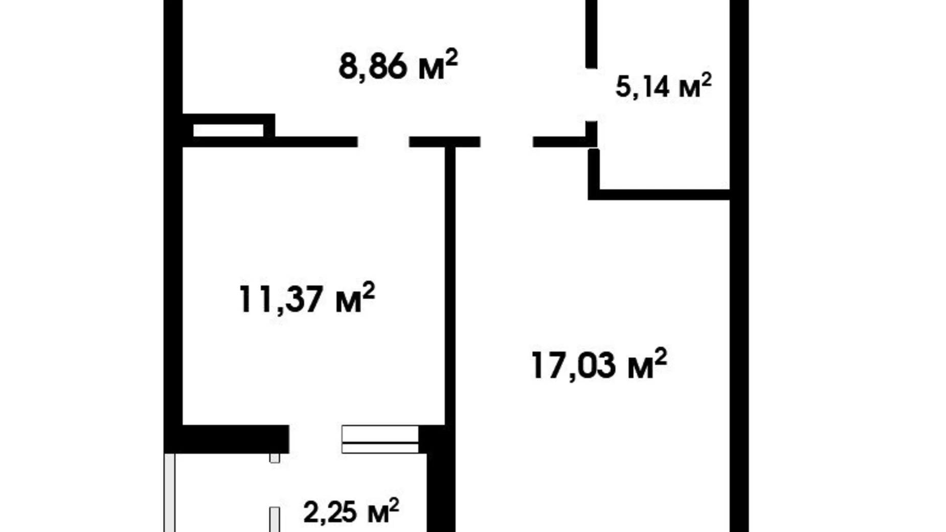 Продается 1-комнатная квартира 45.6 кв. м в Киеве, ул. Ивана Выговского(Маршала Гречко), 10С - фото 2