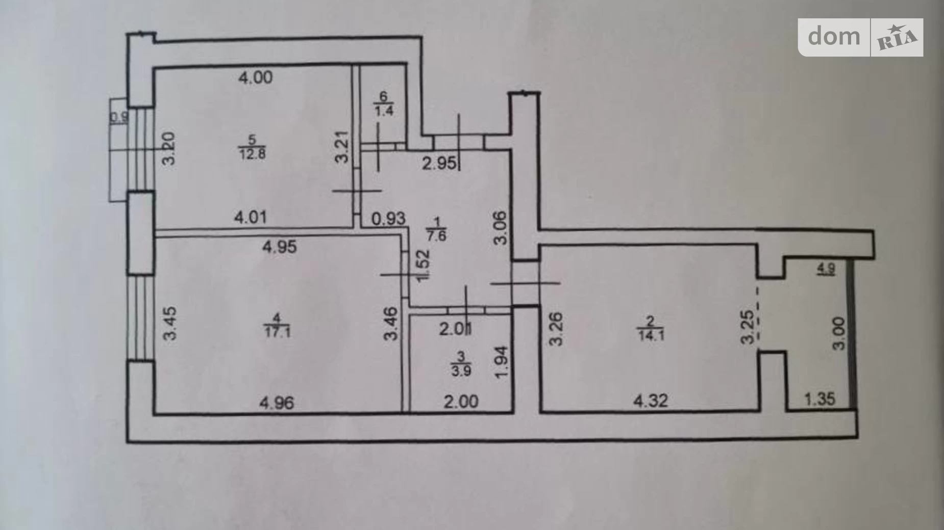 Продается 2-комнатная квартира 62.1 кв. м в Ивано-Франковске, ул. Довженко А., 21А - фото 5