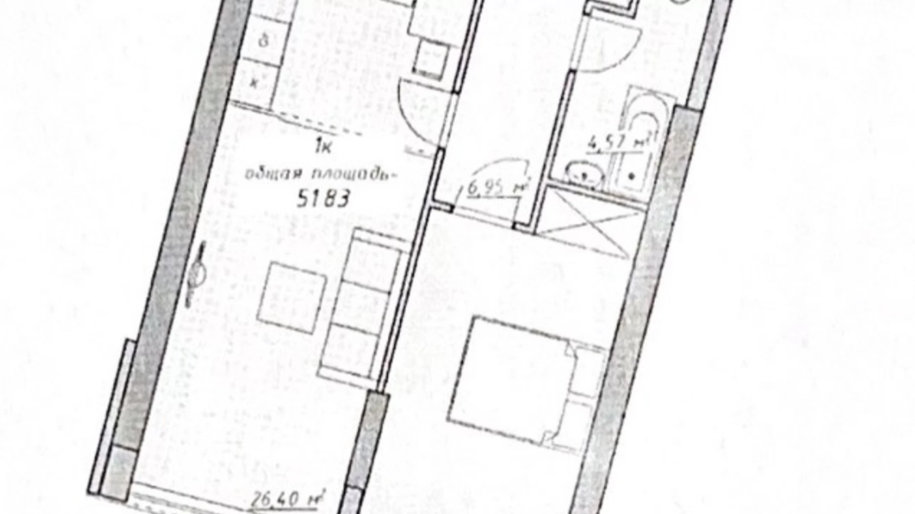 Продается 1-комнатная квартира 52 кв. м в Одессе, пер. Курортный, 2 - фото 3