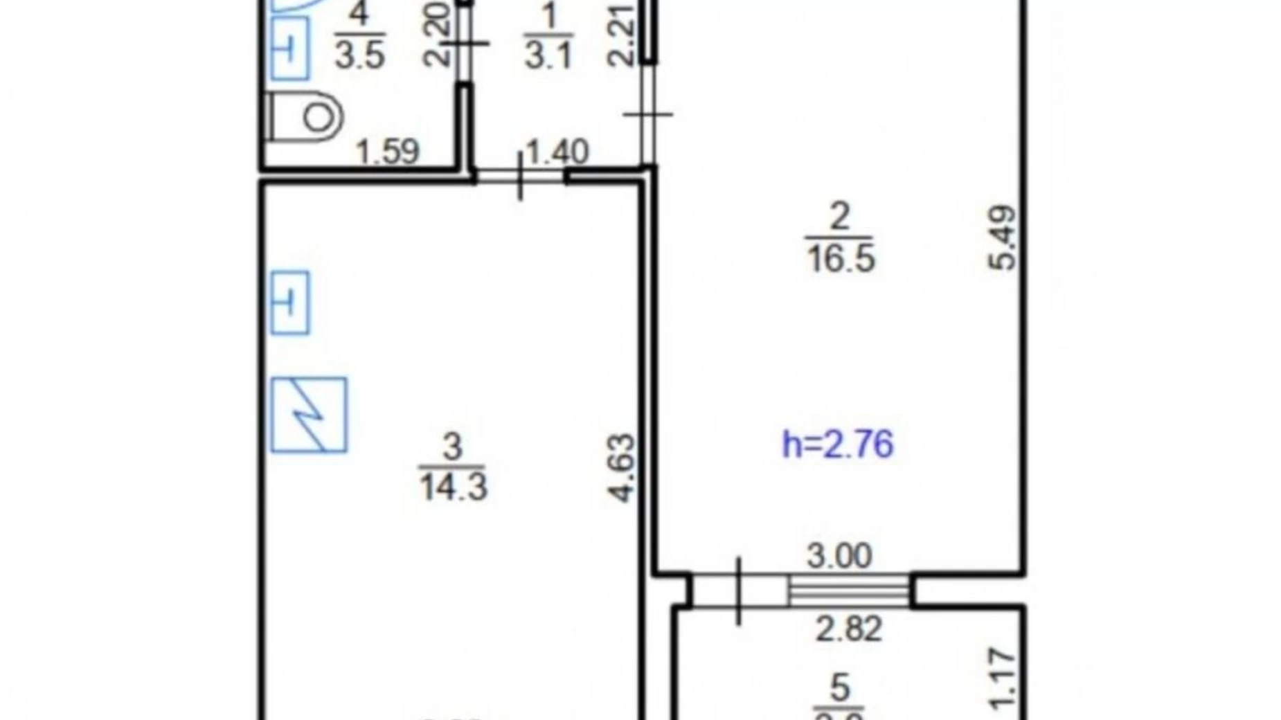Продается 1-комнатная квартира 41.2 кв. м в Сокольниках, ул. Героев Крут - фото 4