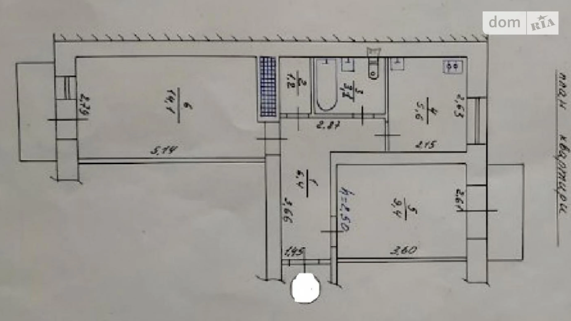 Продается 2-комнатная квартира 43 кв. м в Полтаве, ул. Григория Левченко(Сапиго) - фото 3