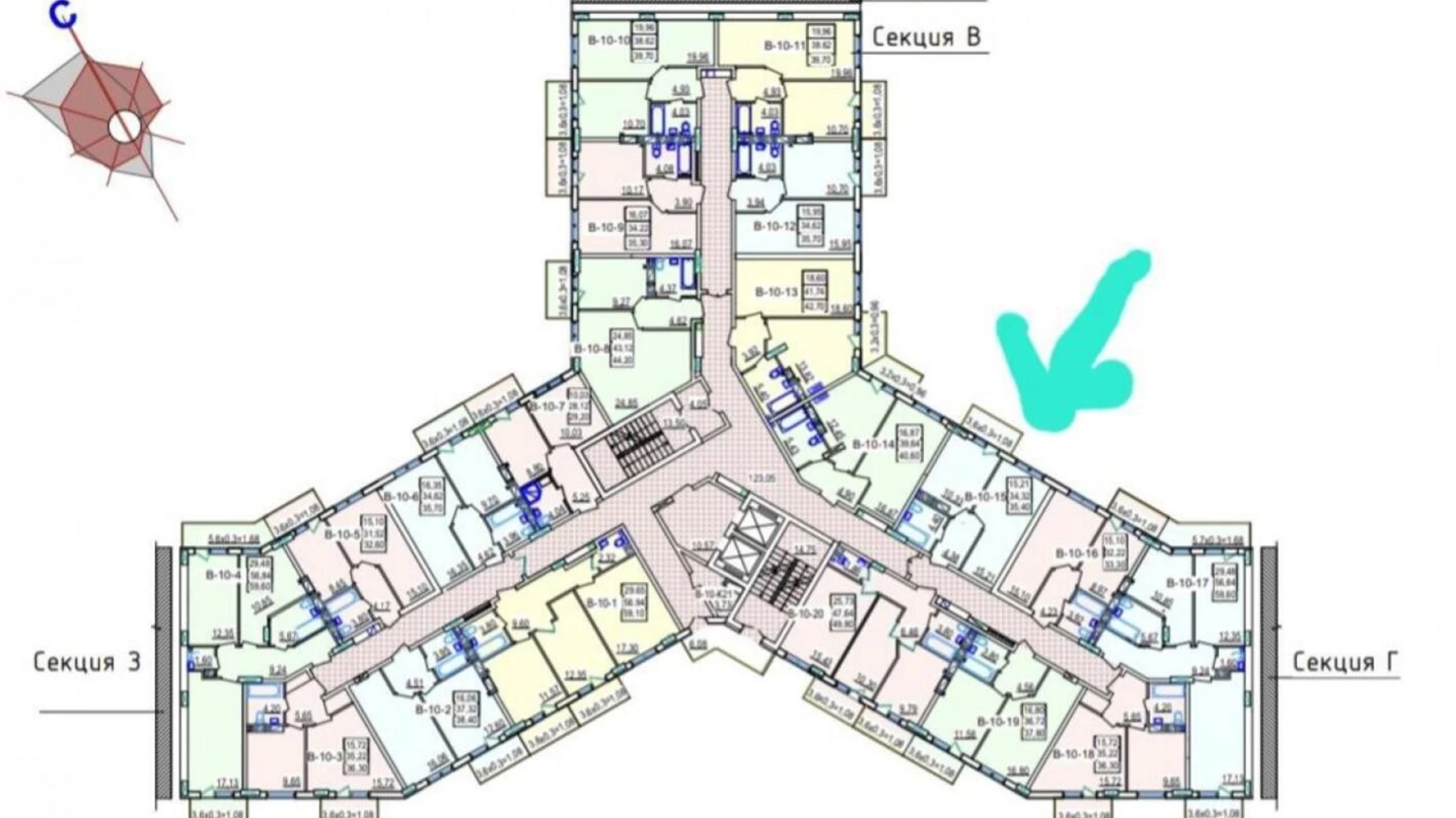 Продается 1-комнатная квартира 35 кв. м в Одессе, ул. Люстдорфская дорога, 100В - фото 3