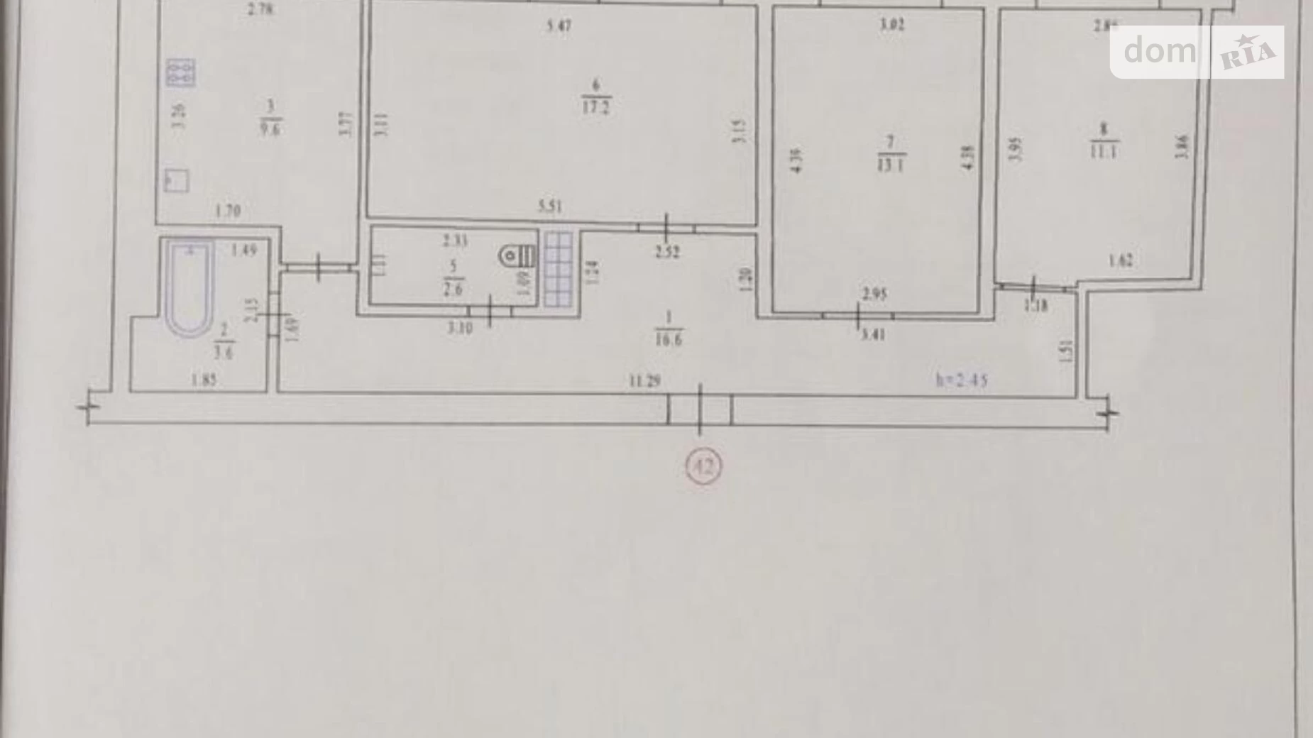 Продается 3-комнатная квартира 73.8 кв. м в Полтаве, ул. Европейская - фото 2