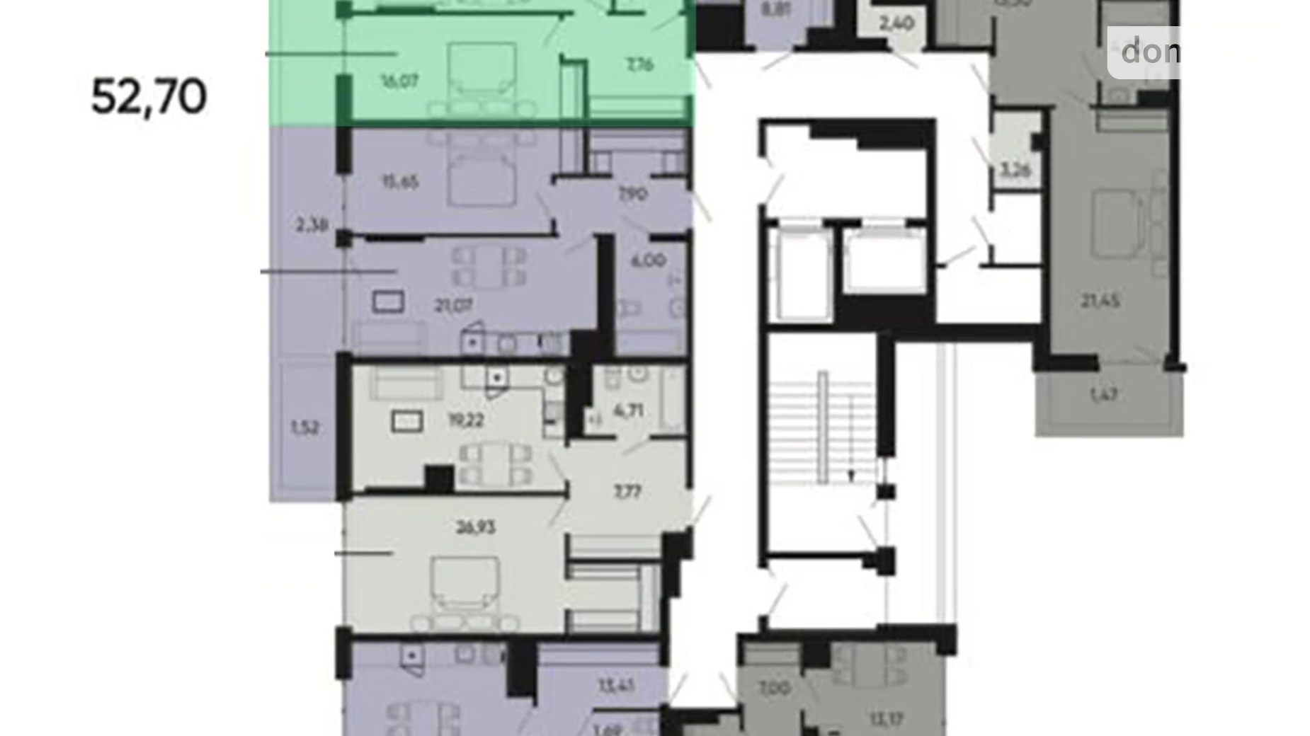 Продается 1-комнатная квартира 52.7 кв. м в Львове, ул. Раковского, 24 - фото 5
