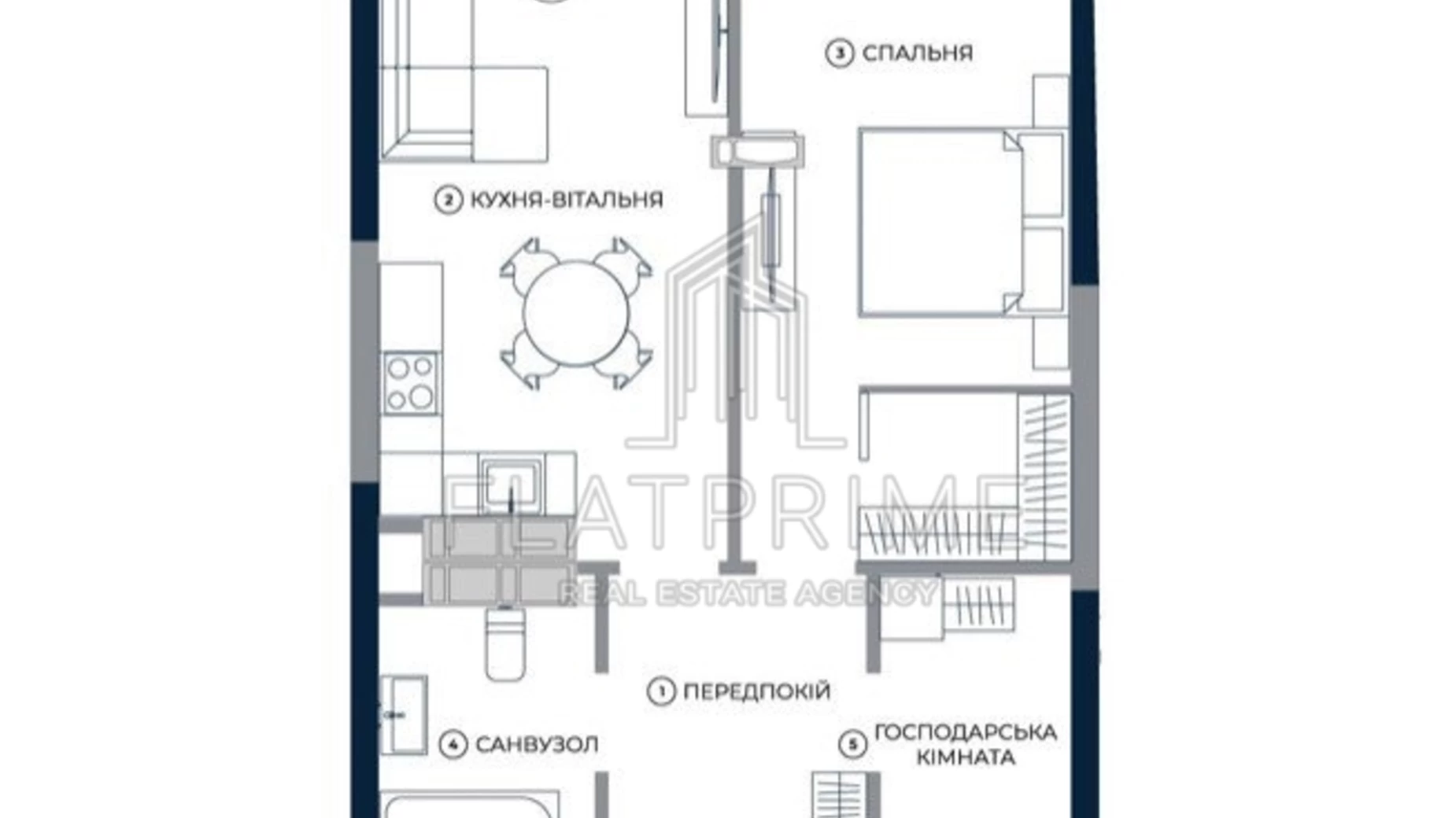 Продается 1-комнатная квартира 54.84 кв. м в Киеве, ул. Антоновича(Горького), 136-138 - фото 5