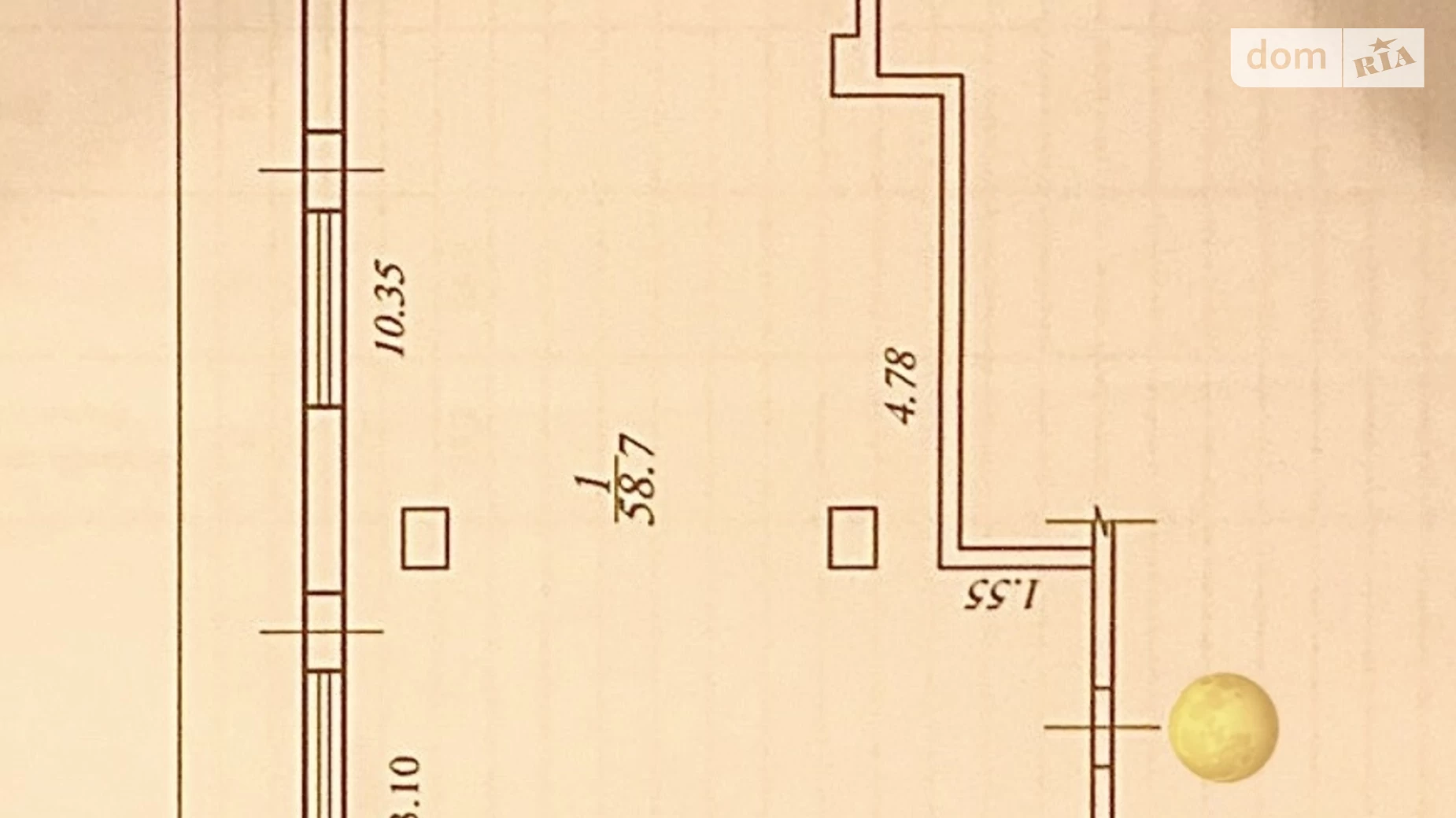 Продается 1-комнатная квартира 78.2 кв. м в Днепре, ул. Староказацкая(Комсомольская), 50Б корпус 1 - фото 3