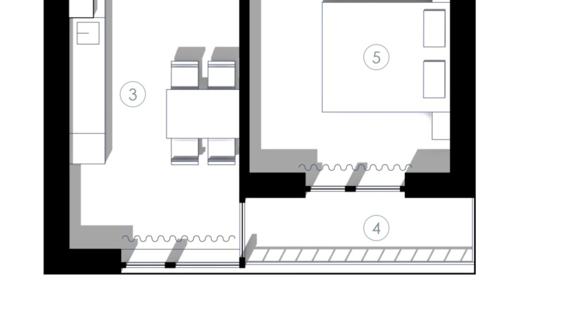 Продается 1-комнатная квартира 41.8 кв. м в Рудно, ул. Мазепы, 1 - фото 4
