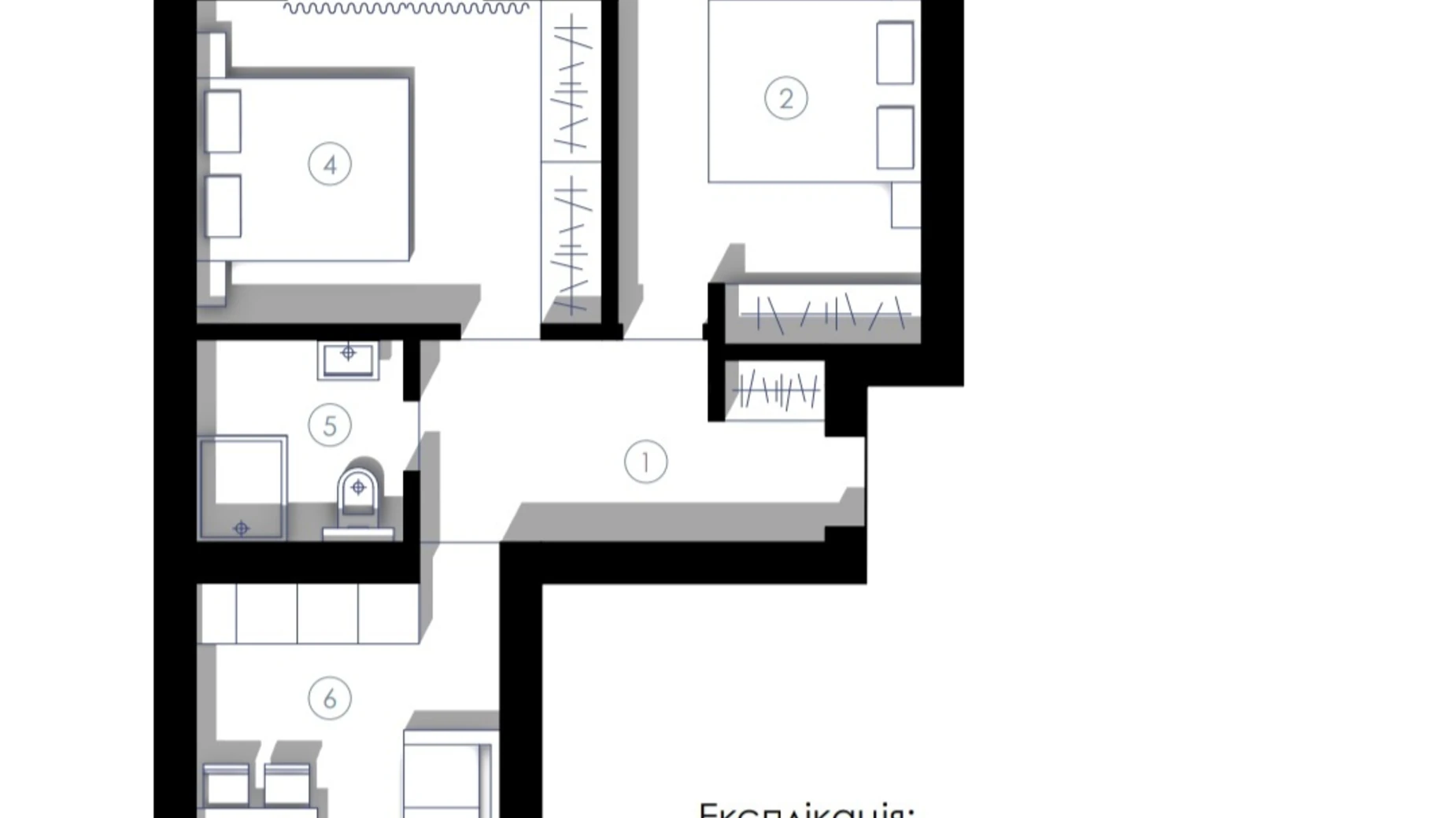 Продается 2-комнатная квартира 62 кв. м в Рудно, ул. Ивана Мазепы, 1 - фото 4