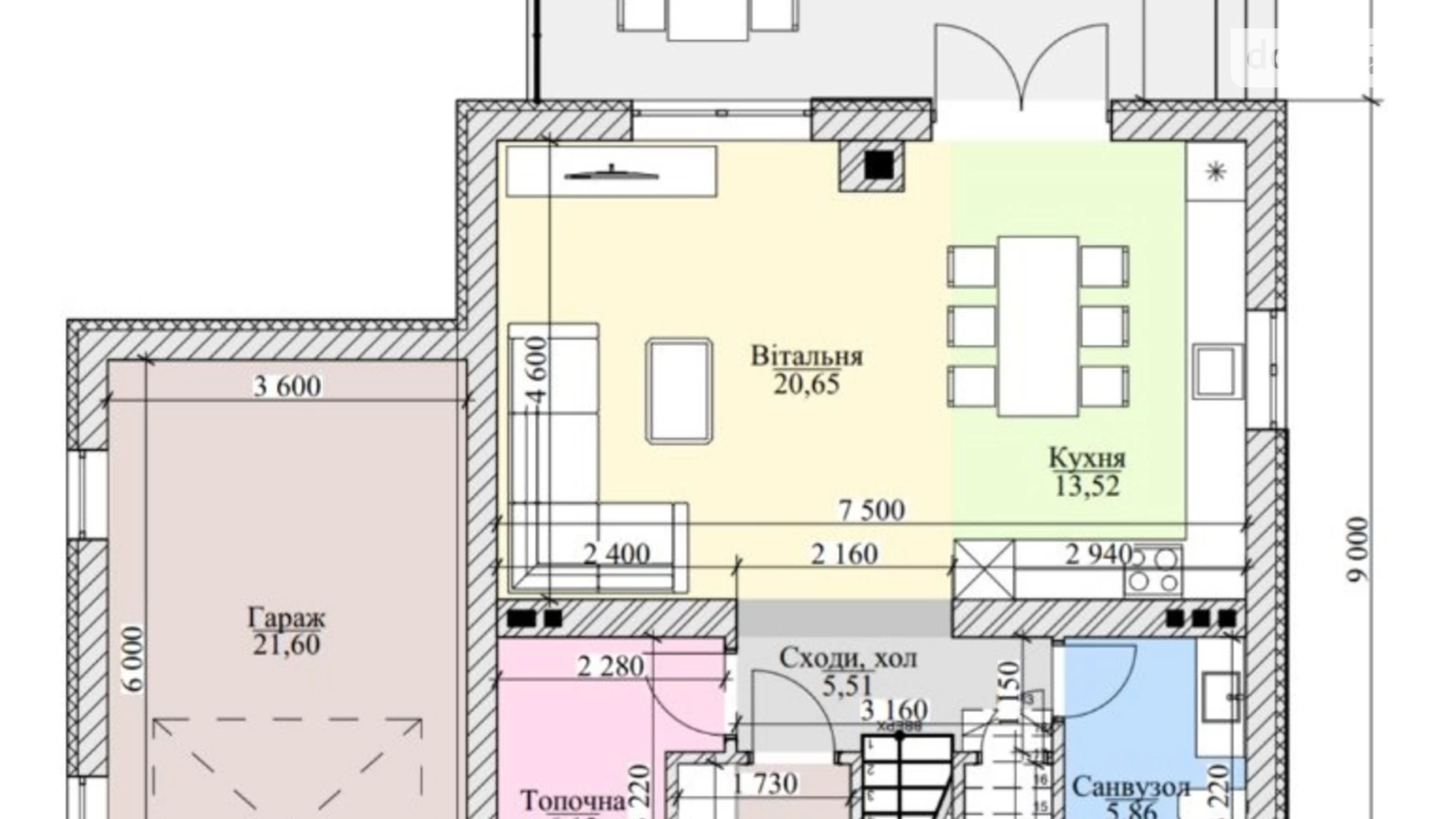 Продается дом на 2 этажа 128 кв. м с подвалом, цена: 68900 $ - фото 2