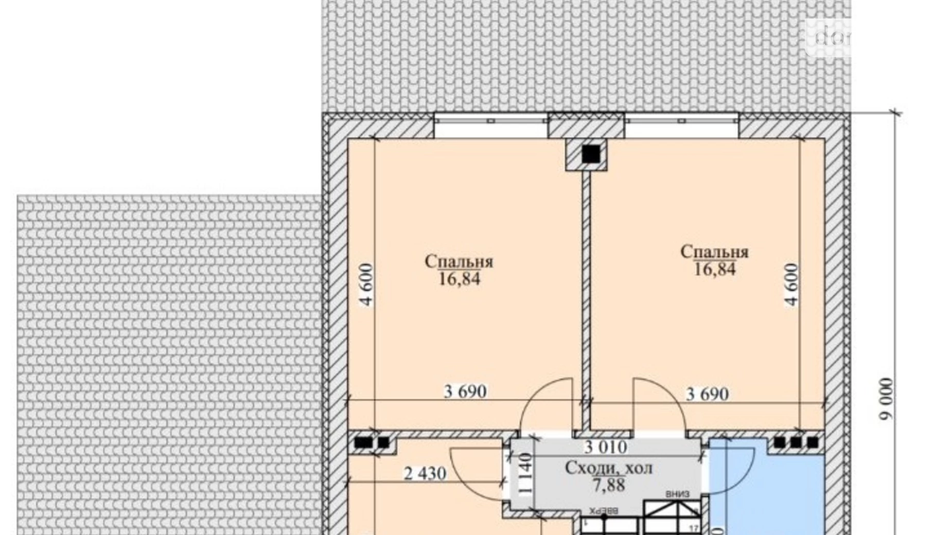 Продается дом на 2 этажа 128 кв. м с подвалом, цена: 68900 $ - фото 3