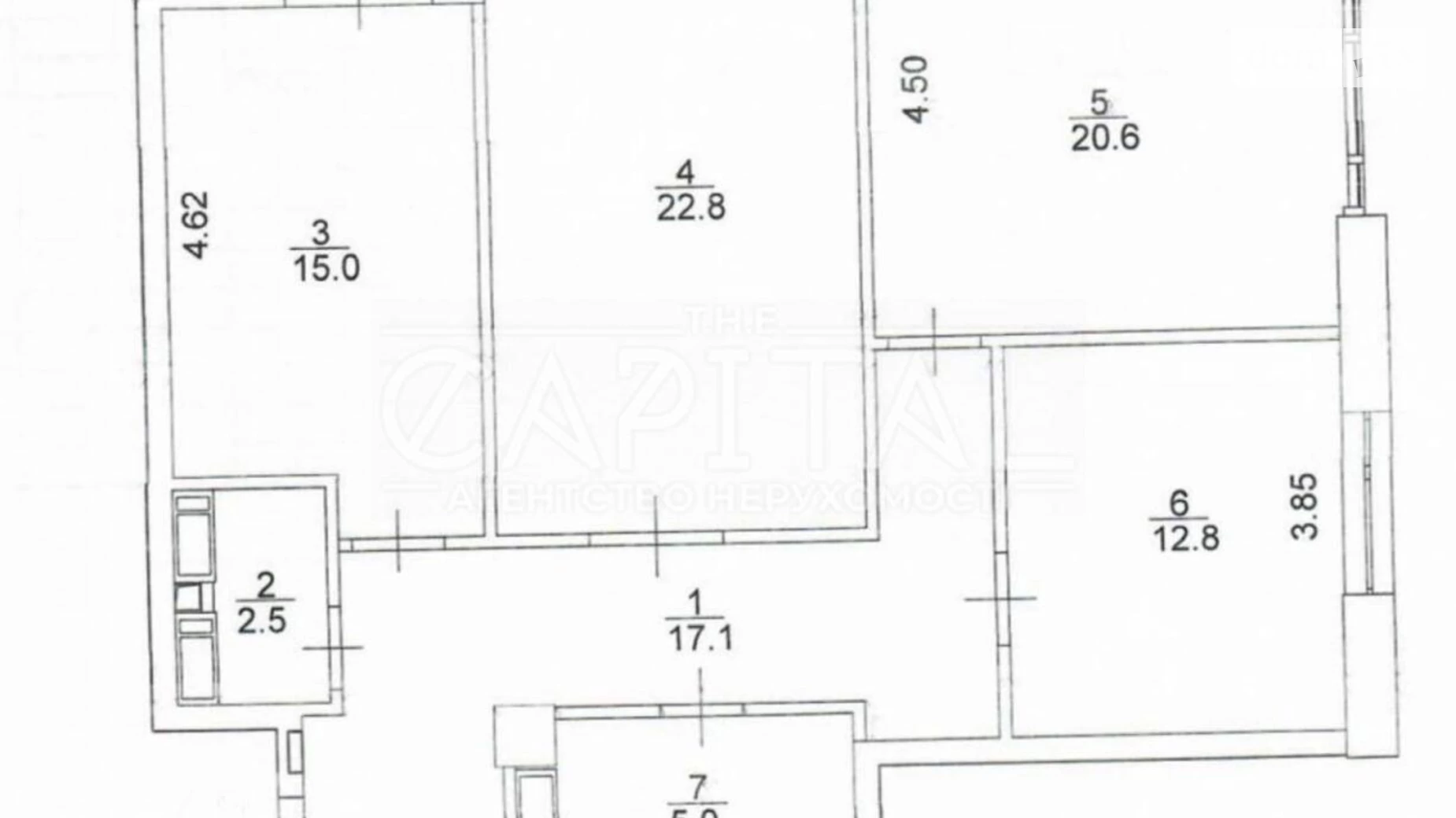Продается 3-комнатная квартира 100.4 кв. м в Киеве, ул. Андрея Верхогляда(Драгомирова), 19Б - фото 2