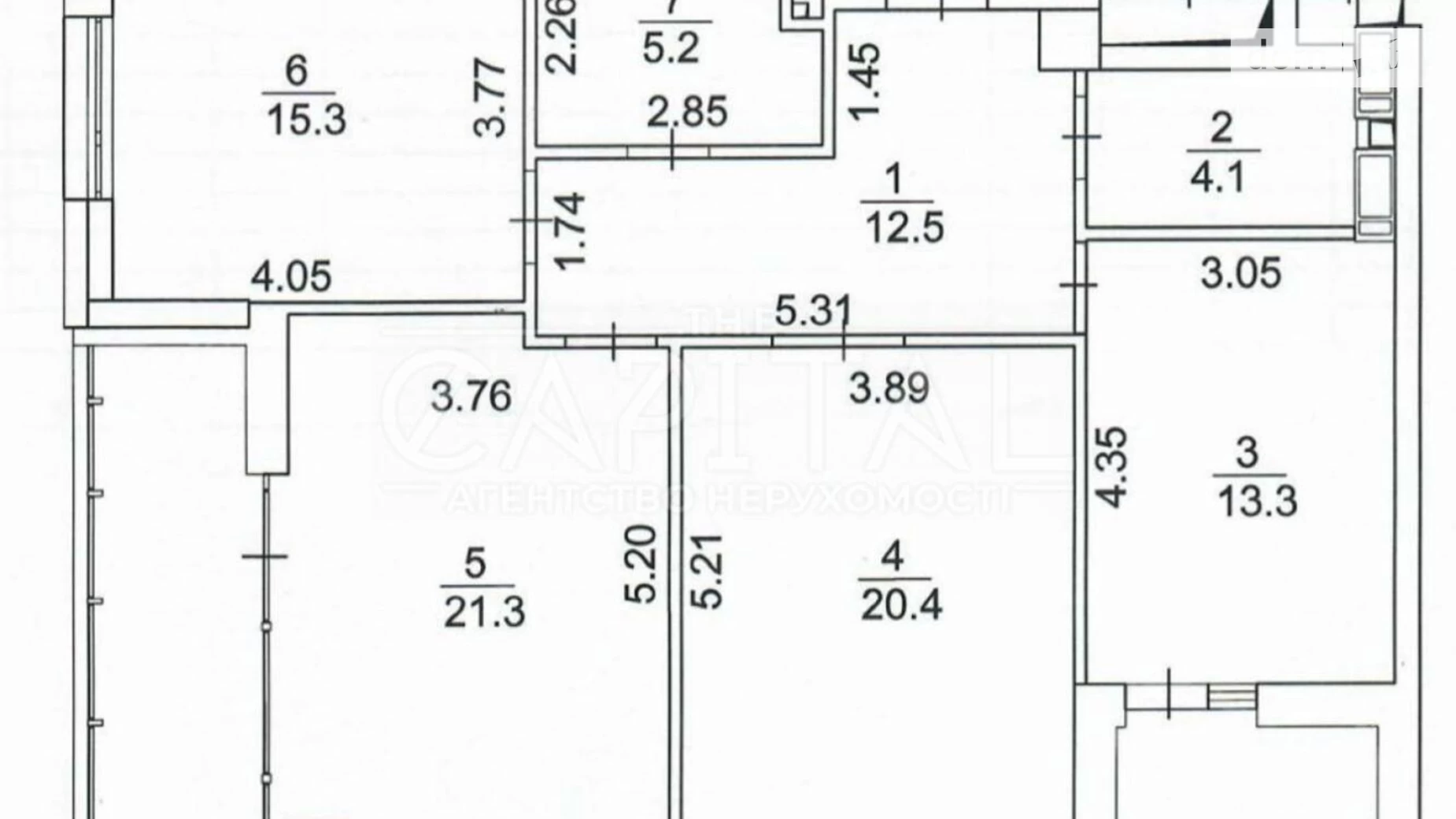 Продается 3-комнатная квартира 102.6 кв. м в Киеве, ул. Андрея Верхогляда(Драгомирова), 17В - фото 5