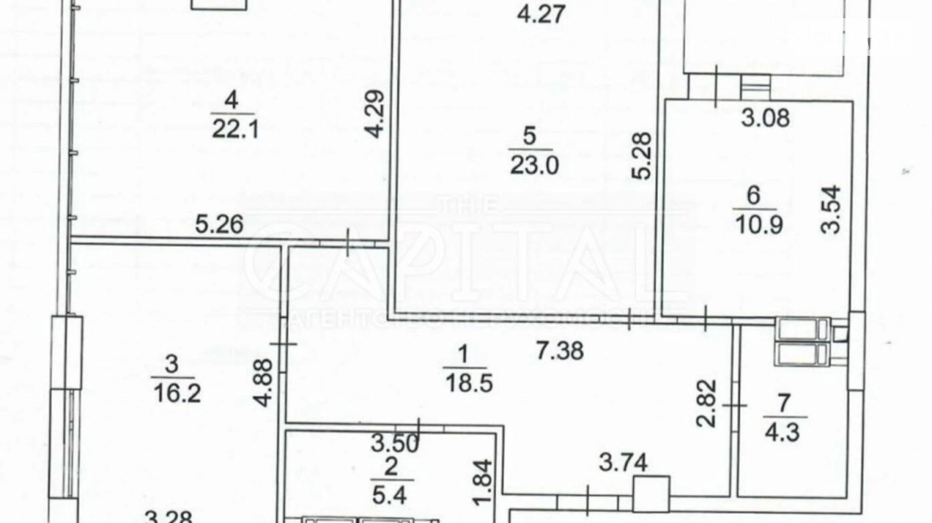 Продается 3-комнатная квартира 103.9 кв. м в Киеве, ул. Андрея Верхогляда(Драгомирова), 17В - фото 2