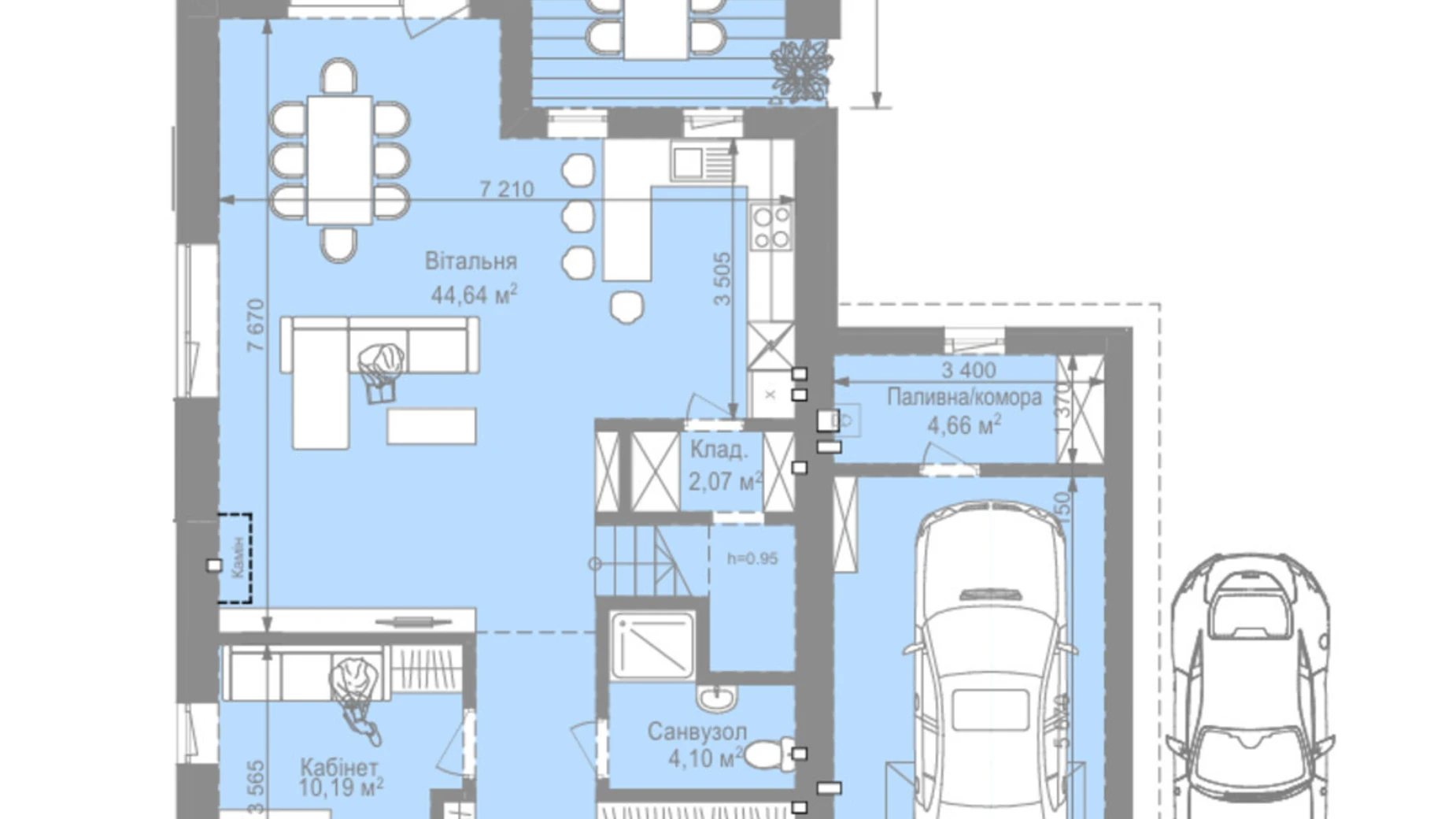 Продается дом на 2 этажа 168.33 кв. м с террасой, цена: 218829 $ - фото 2