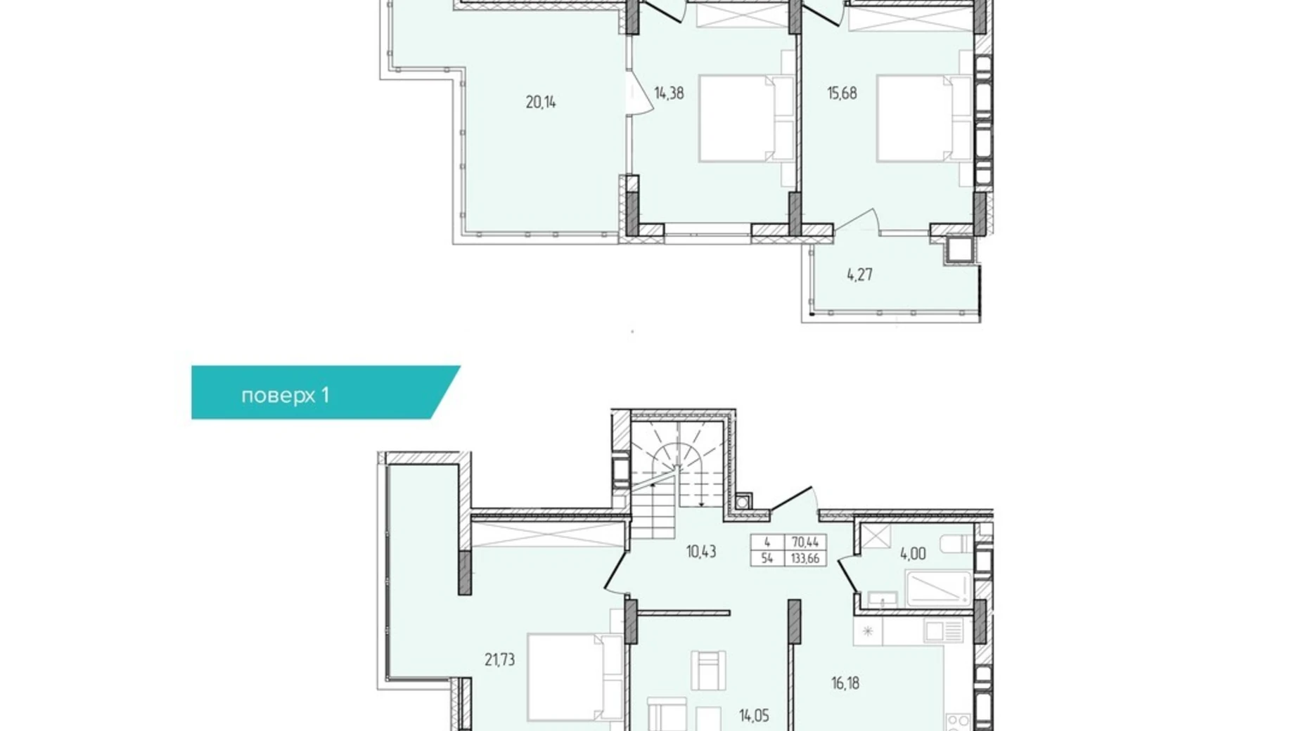 Продается 4-комнатная квартира 133.66 кв. м в Хмельницком, ул. Победы, 8А - фото 4