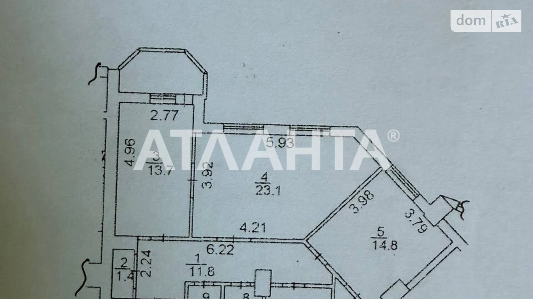 Продается 2-комнатная квартира 78 кв. м в Киеве, ул. Дегтяревская, 25А - фото 2