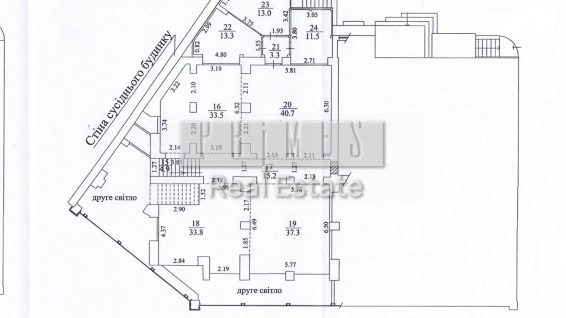 Здається в оренду приміщення вільного призначення 225 кв. м в 9-поверховій будівлі, цена: 6750 $ - фото 3
