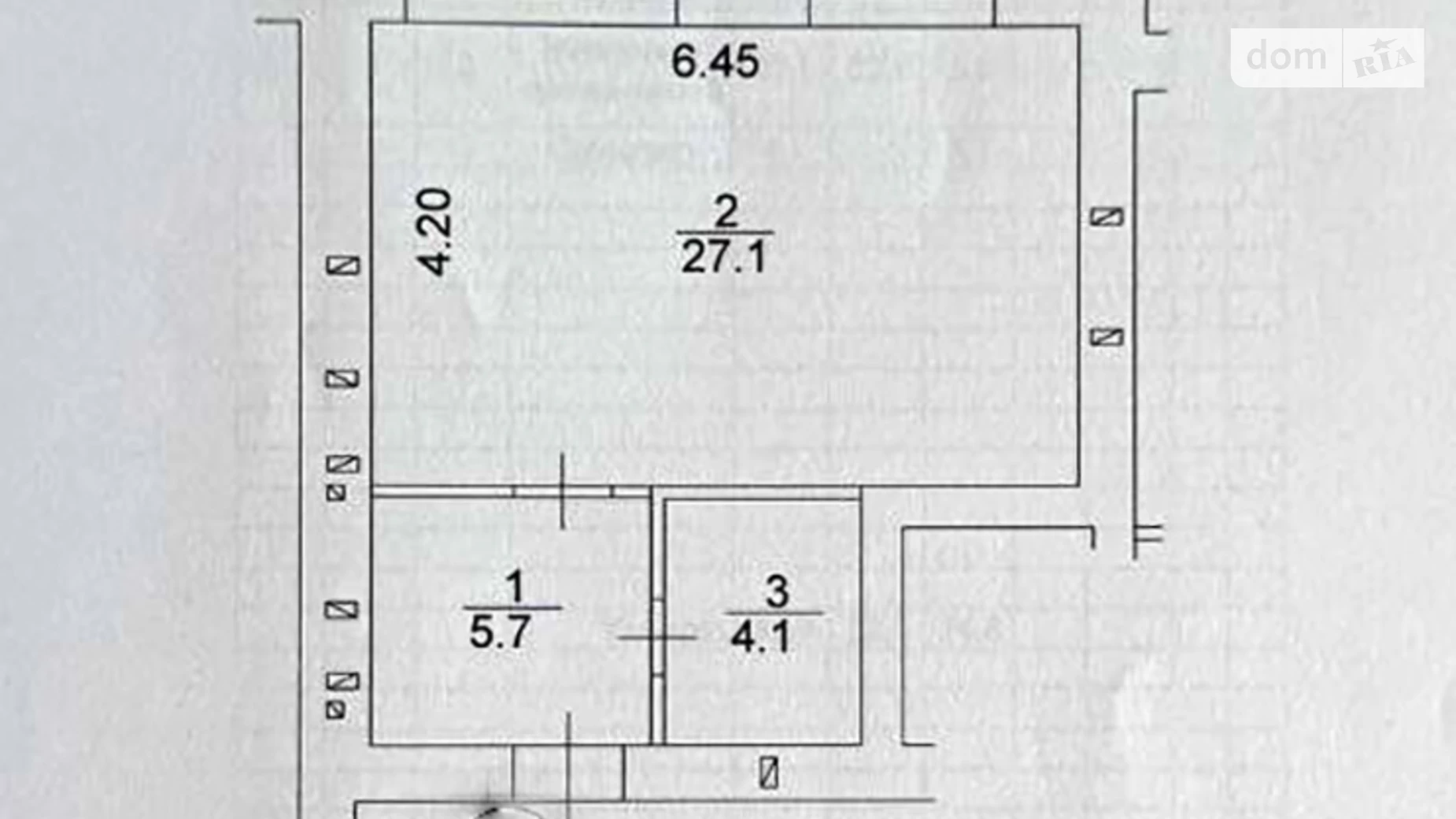 Продается 1-комнатная квартира 36.9 кв. м в Ирпене, ул. Соборная(ІІІ Интернационала), 2К/13 - фото 2