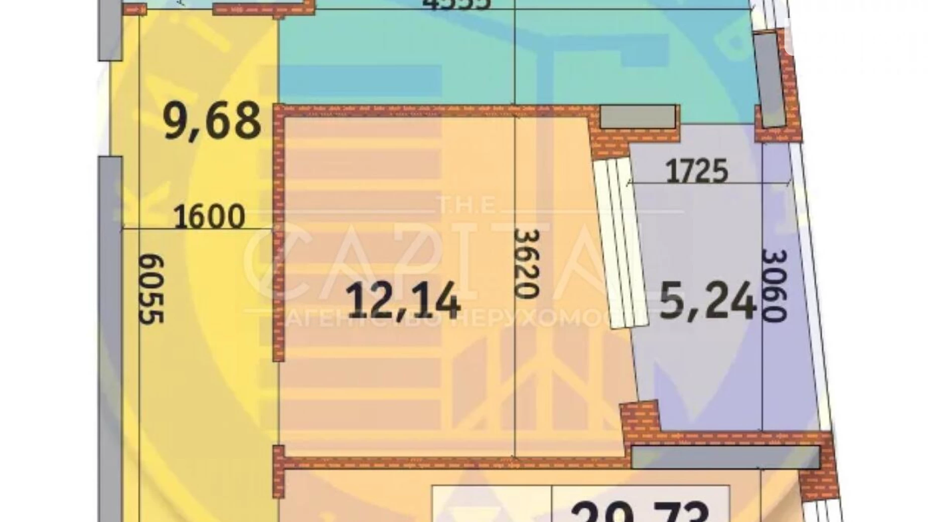 Продается 2-комнатная квартира 66.1 кв. м в Киеве, ул. Дубищанская, 2 - фото 2
