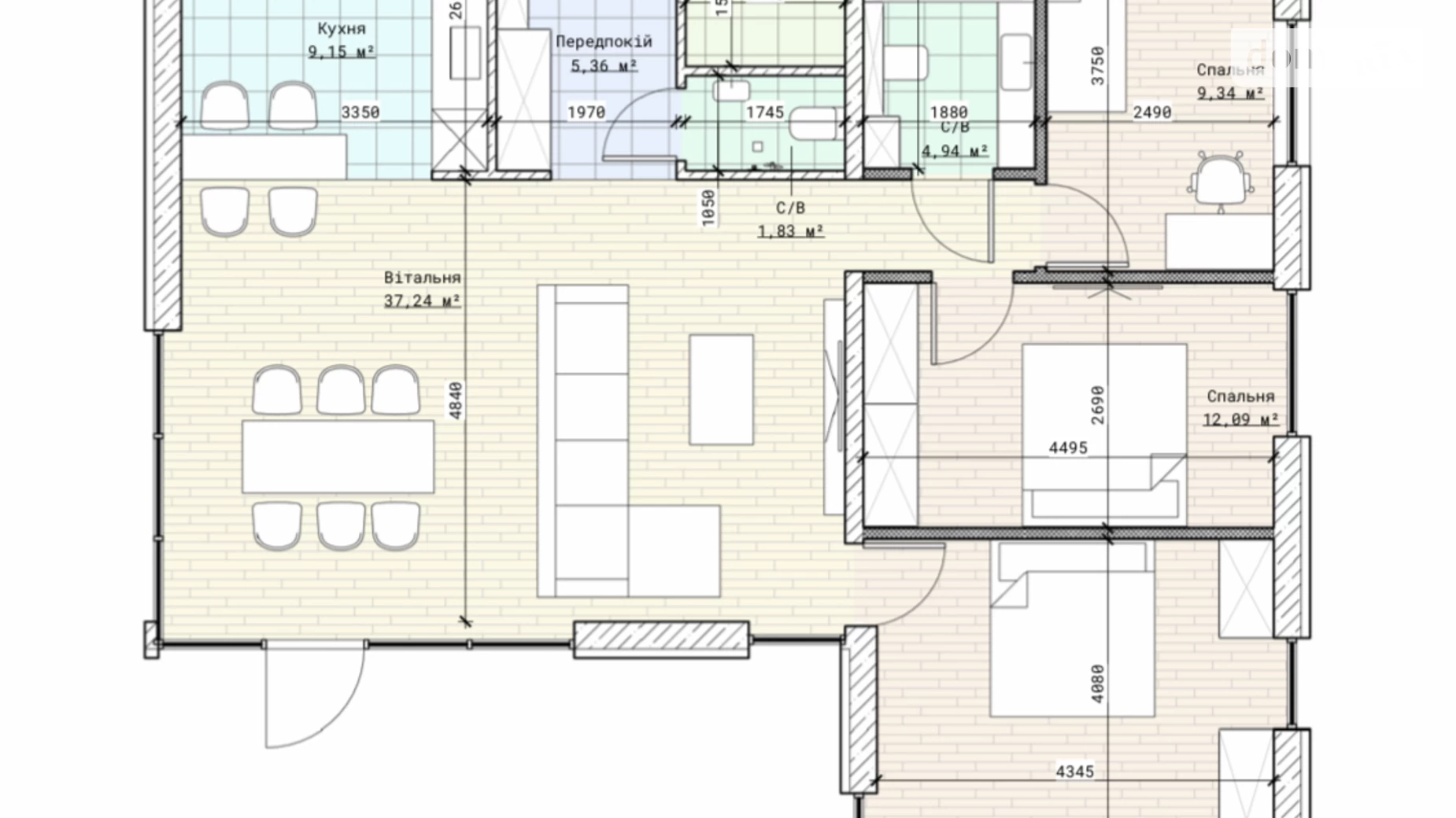 Продается одноэтажный дом 104 кв. м с участком, цена: 75000 $ - фото 5