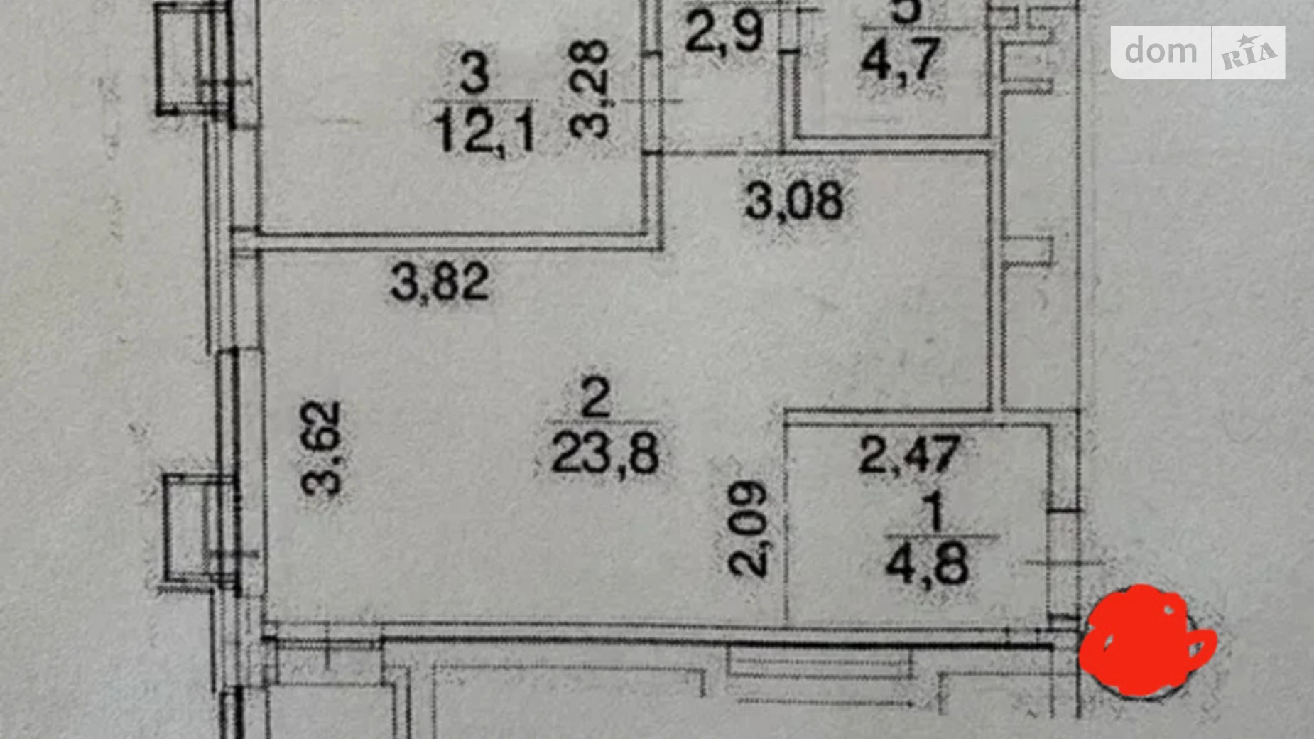 Продается 1-комнатная квартира 51.3 кв. м в Киеве, ул. Митрополита Василия Липковского(Урицкого), 38 - фото 5