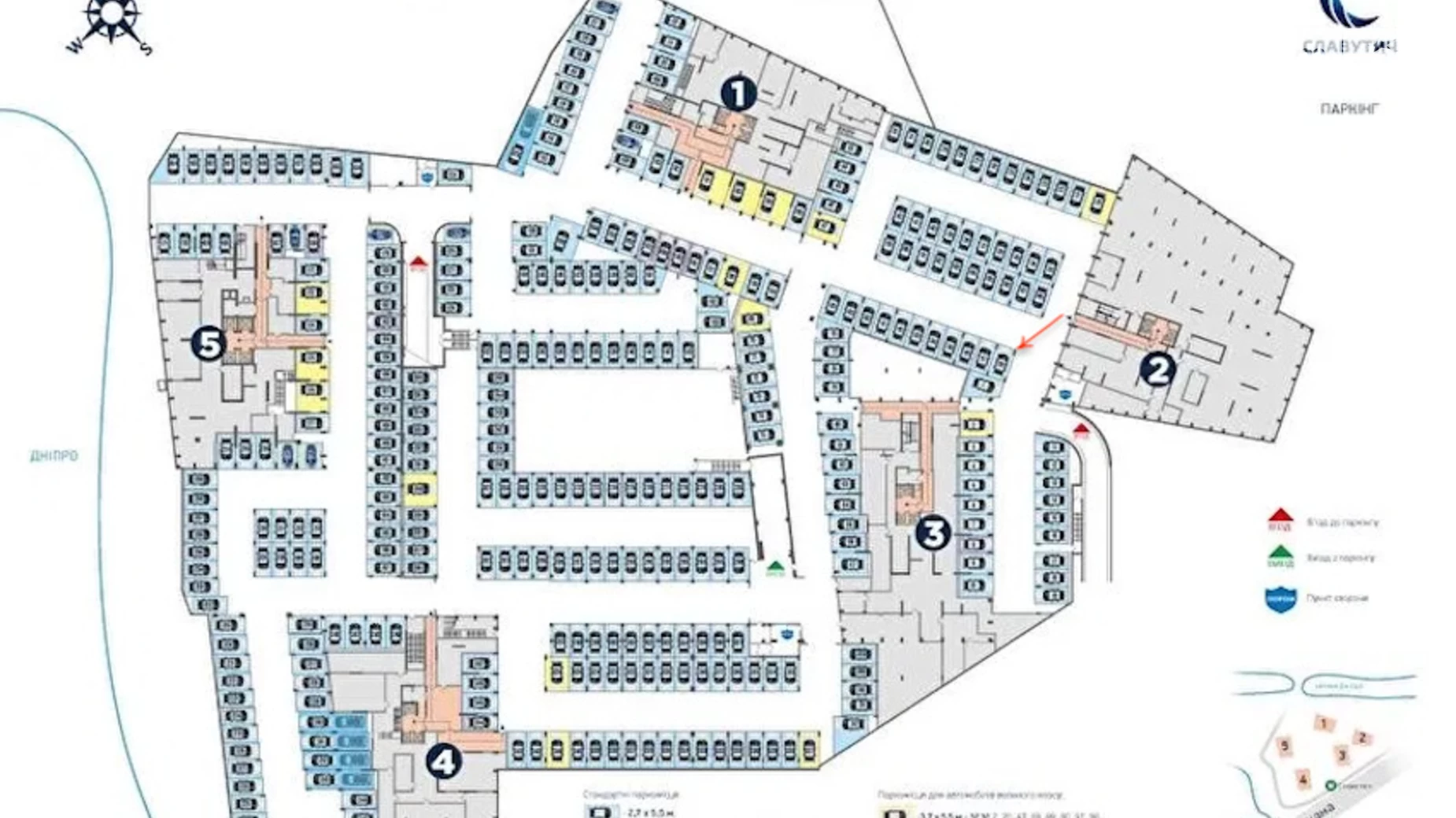 Продается подземный паркинг под легковое авто на 15 кв. м, цена: 32000 $ - фото 3