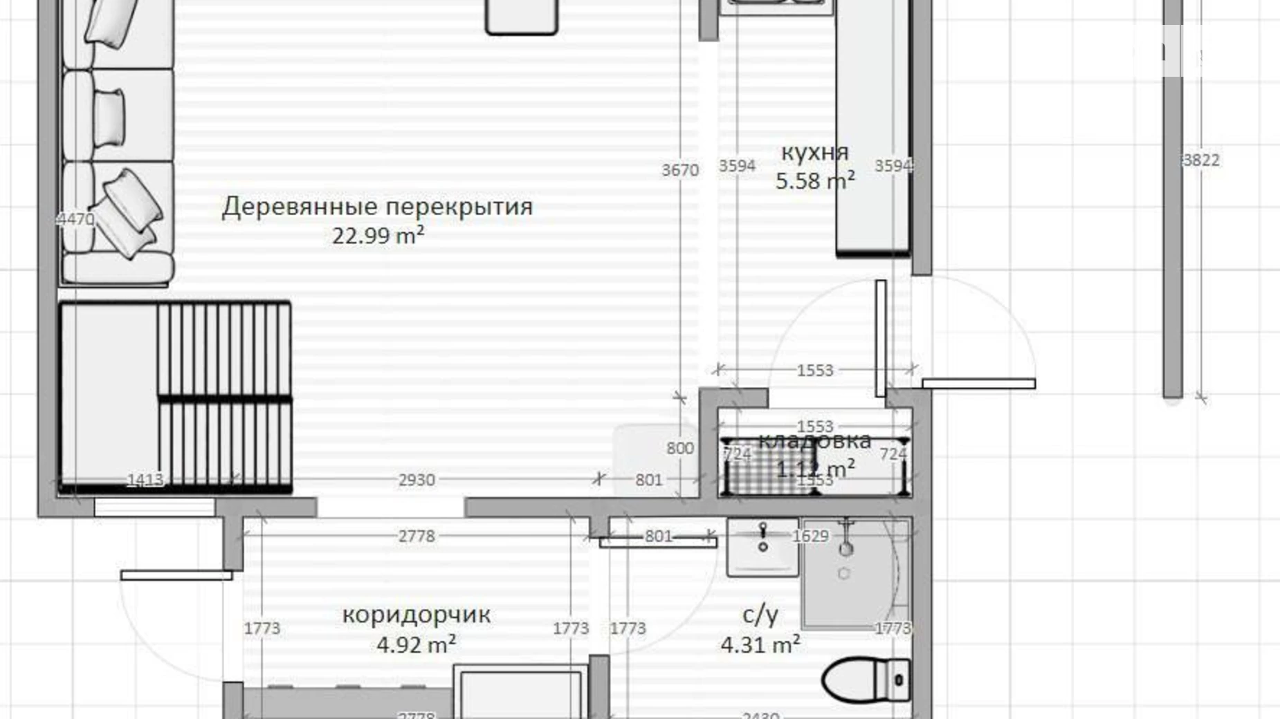 Продается дом на 2 этажа 119 кв. м с баней/сауной, цена: 19000 $ - фото 2