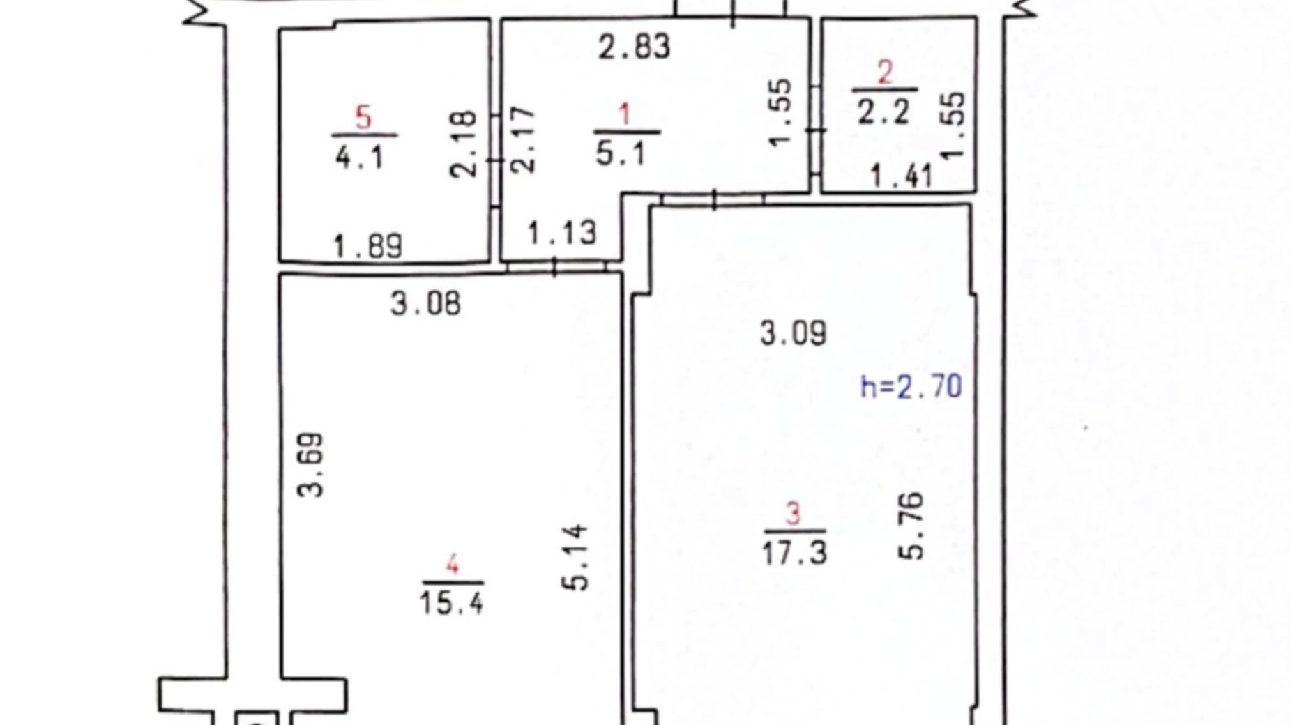 Продается 1-комнатная квартира 44.1 кв. м в Хмельницком, ул. Свободы, 12А - фото 5