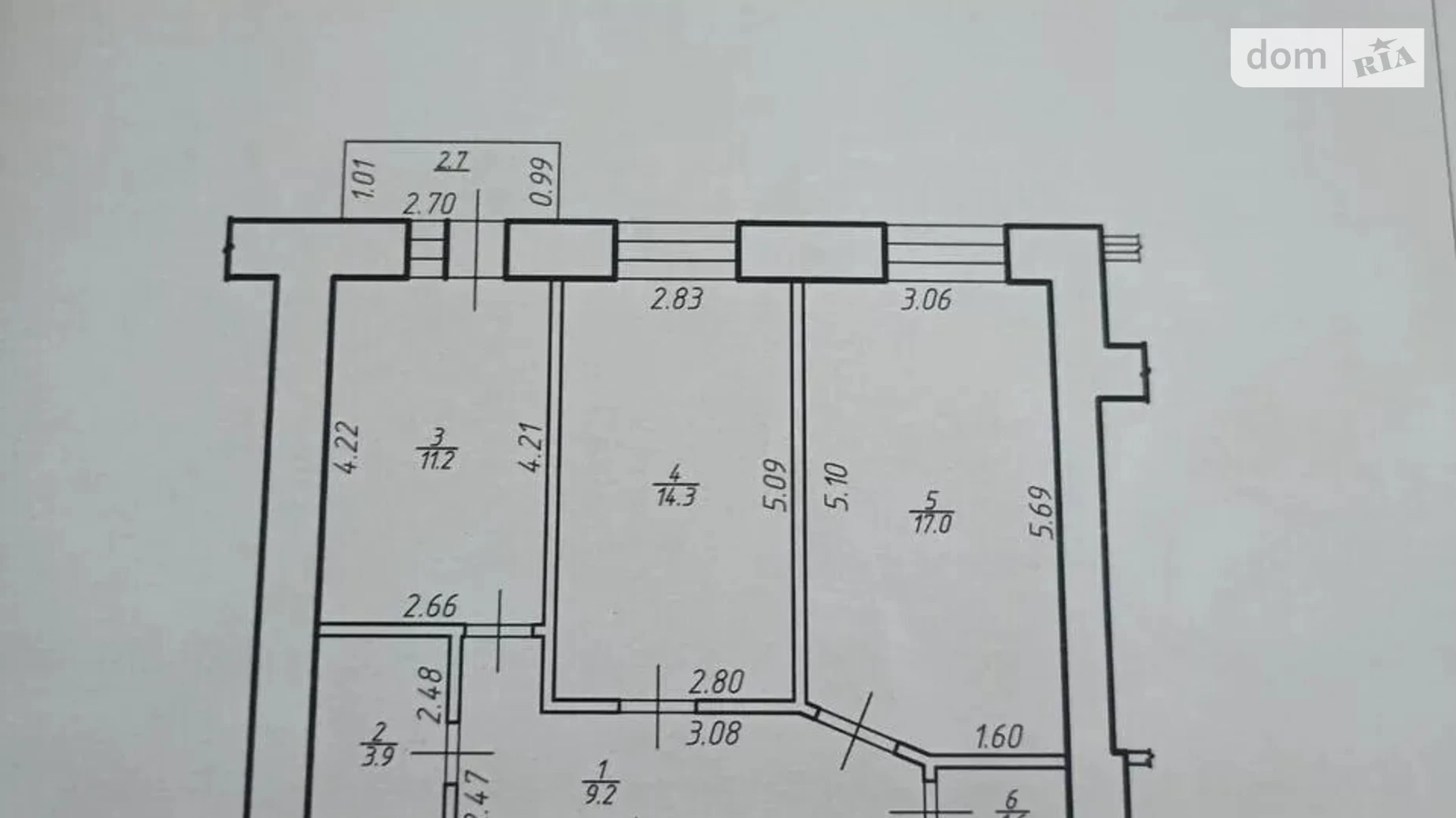 Продается 2-комнатная квартира 58 кв. м в Ивано-Франковске, ул. Урожайная, 7А - фото 4