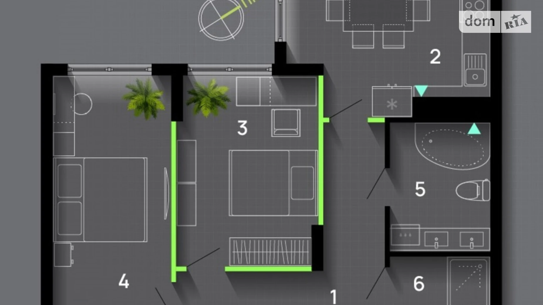 Продается 2-комнатная квартира 64 кв. м в Ивано-Франковске, ул. Химиков, 28/17 - фото 2