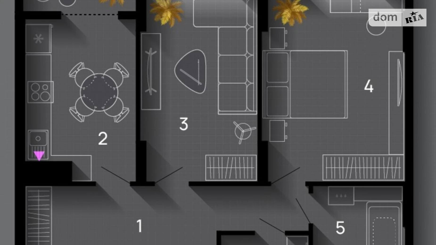 Продается 2-комнатная квартира 63 кв. м в Ивано-Франковске, ул. Хриплинская, 9 - фото 2