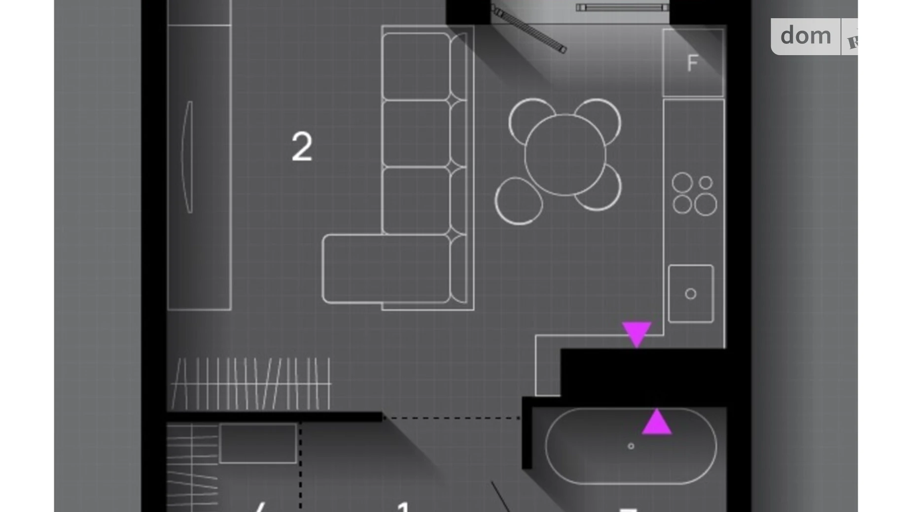 Продается 1-комнатная квартира 39 кв. м в Ивано-Франковске, ул. Хриплинская, 9 - фото 2