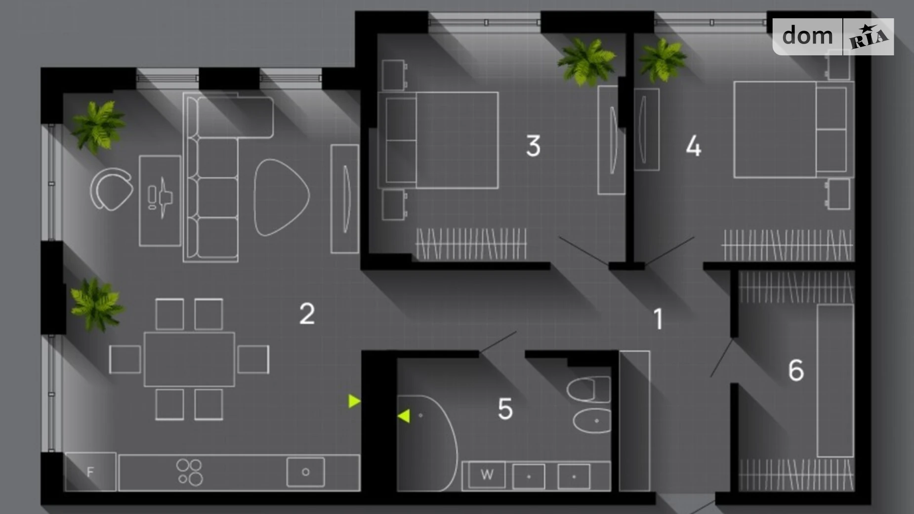 Продается 3-комнатная квартира 83 кв. м в Ивано-Франковске, ул. Химиков, 29А - фото 2