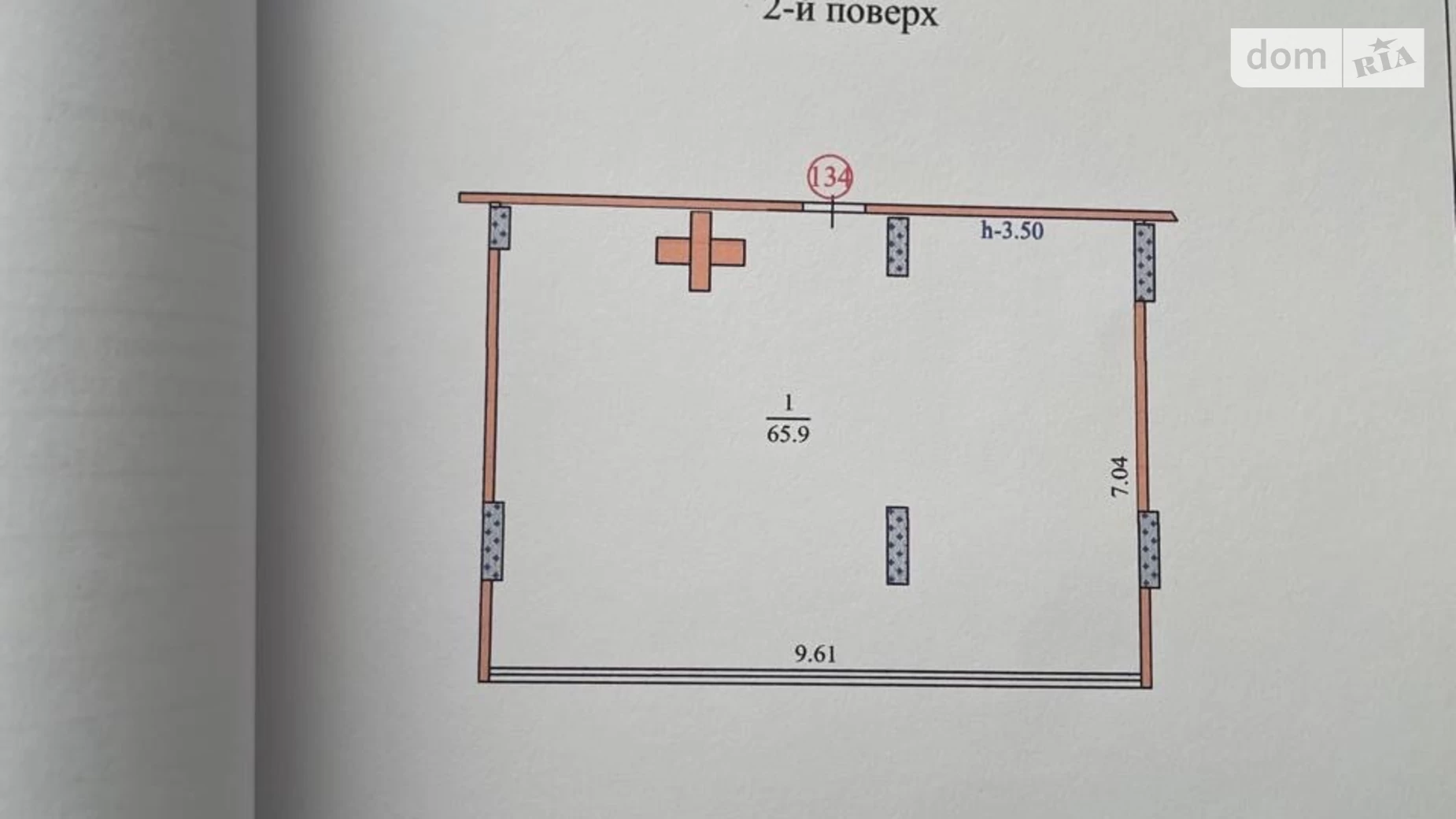 Сдается в аренду помещения свободного назначения 65.95 кв. м в 11-этажном здании, цена: 20000 грн - фото 3