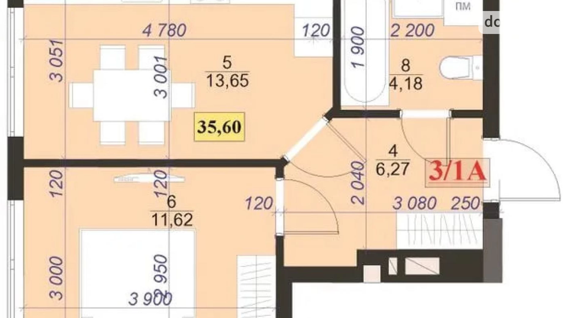 Продається 1-кімнатна квартира 35.6 кв. м у Івано-Франківську, вул. Гарбарська - фото 5