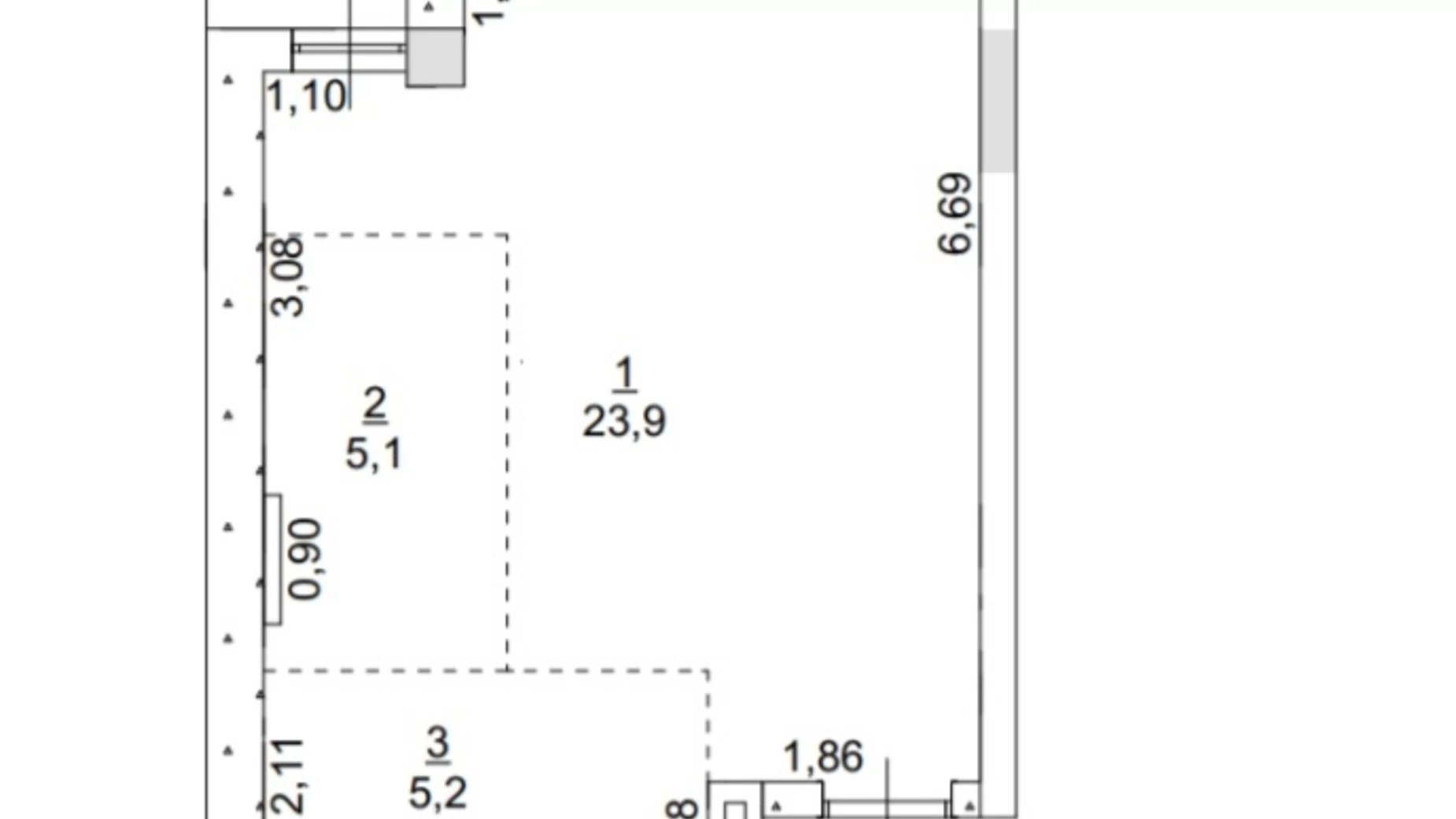 Продається 1-кімнатна квартира 34.7 кв. м у Одесі, пров. Маланова - фото 3