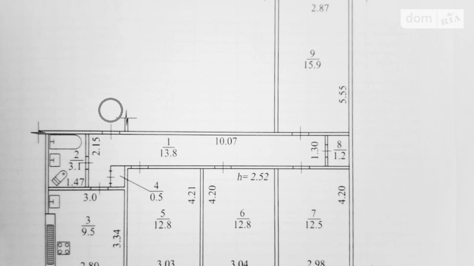 Продается 4-комнатная квартира 91 кв. м в Днепре, мас. Парус, 1К - фото 5