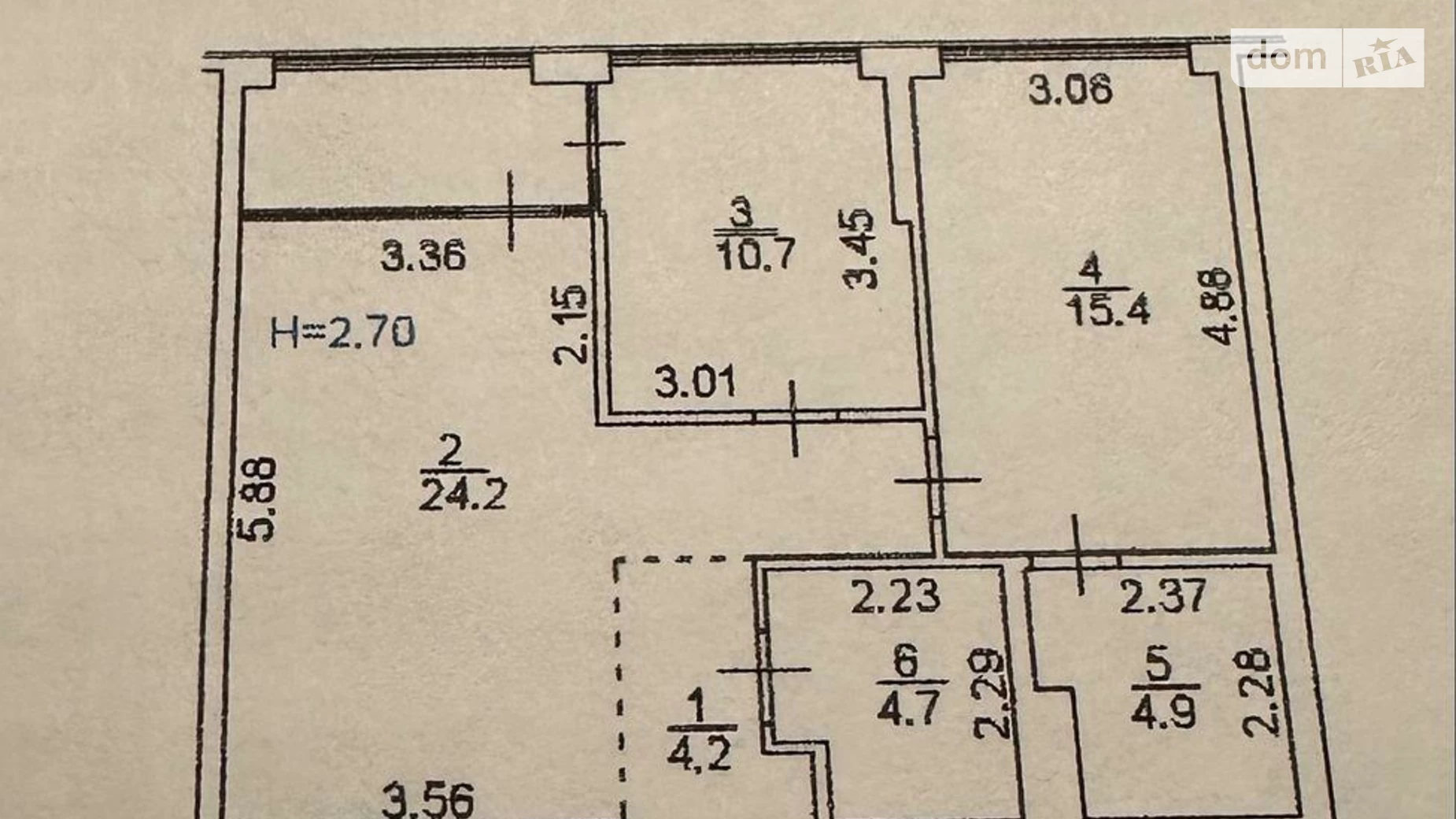 Продается 2-комнатная квартира 69 кв. м в Киеве, ул. Виктора Некрасова(Северо-Сырецкая), 12А - фото 2