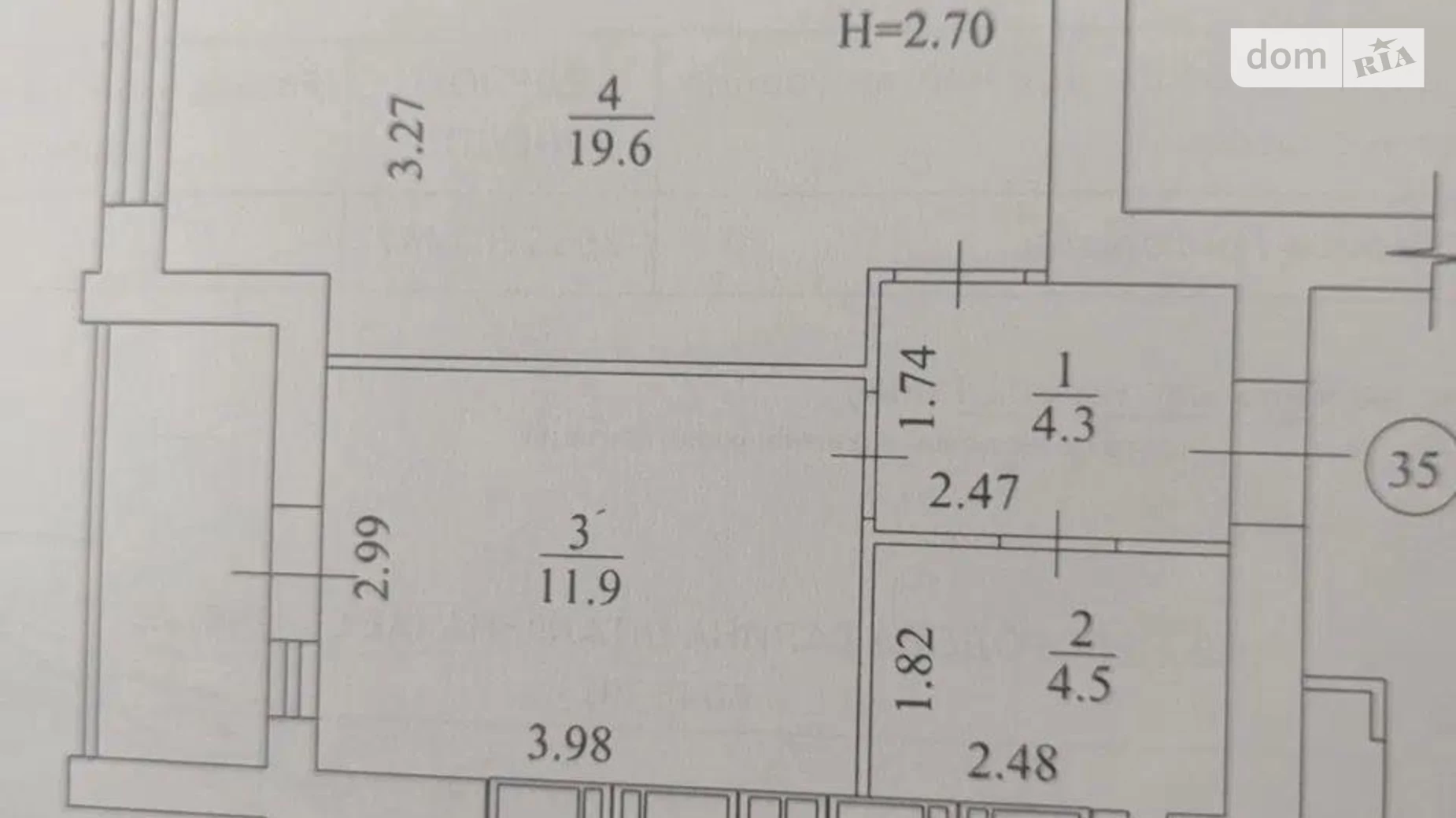 Продається 1-кімнатна квартира 44 кв. м у Харкові, просп. Героїв Харкова(Московський), 270А - фото 2