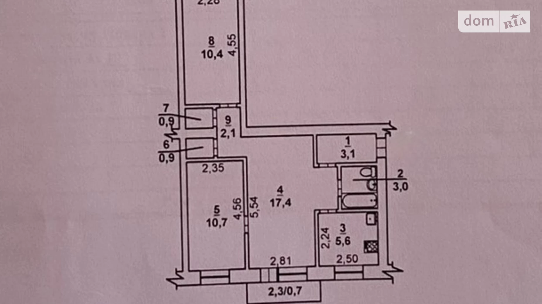 Продается 3-комнатная квартира 54.8 кв. м в Николаеве, цена: 19000 $ - фото 2