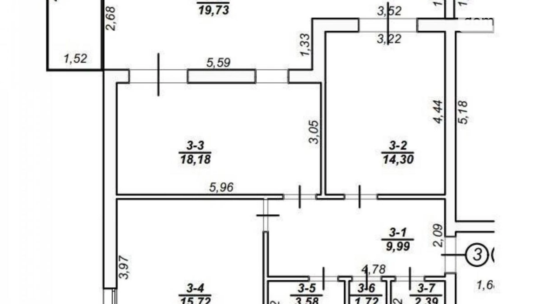 Продается 2-комнатная квартира 92.31 кв. м в Ужгороде, ул. Николая Бобяка - фото 3