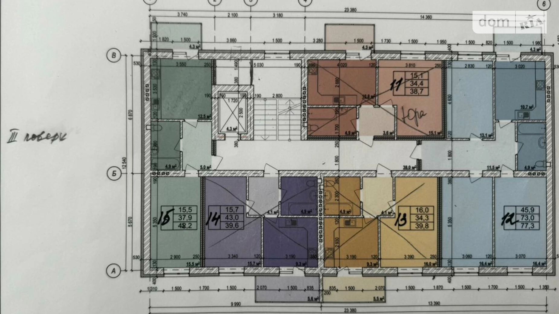 Продається 1-кімнатна квартира 38.7 кв. м у Вінниці, вул. Академіка Заболотного - фото 2