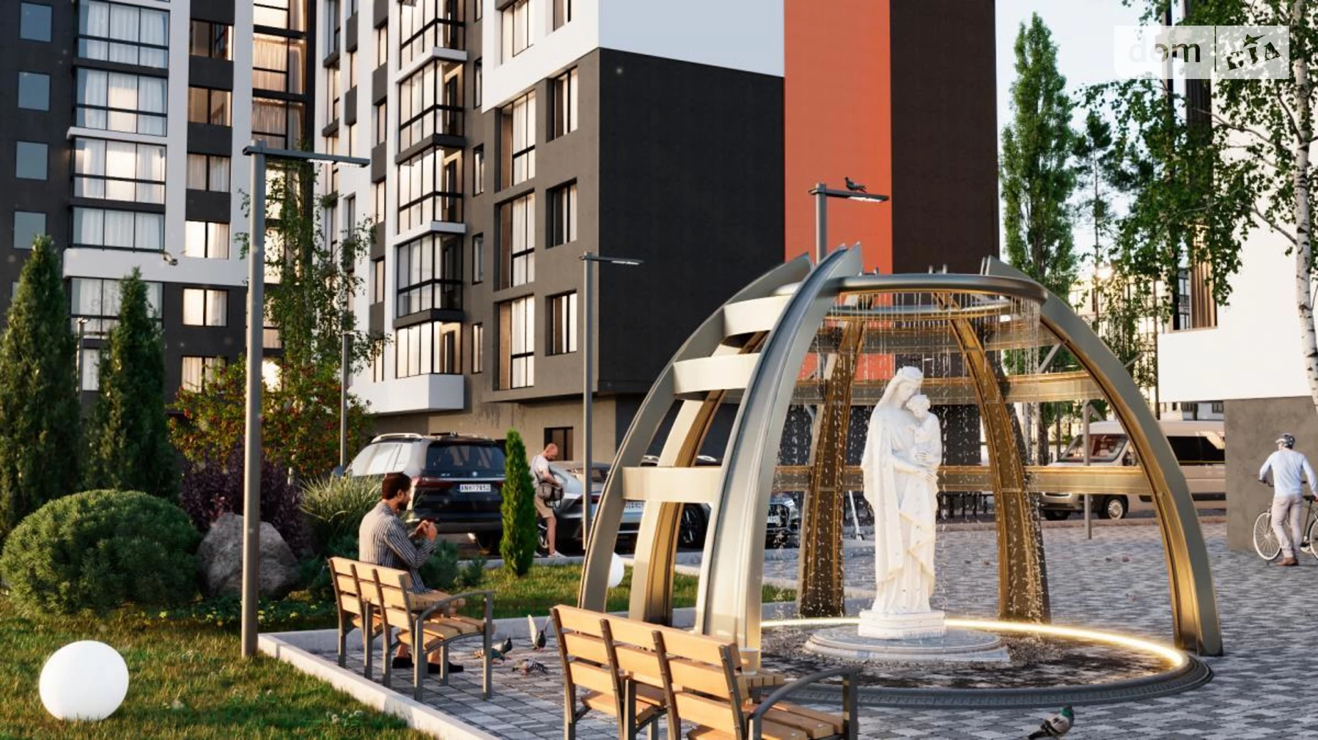 Продается 1-комнатная квартира 37.5 кв. м в Ивано-Франковске, ул. Национальной Гвардии, 3В - фото 2