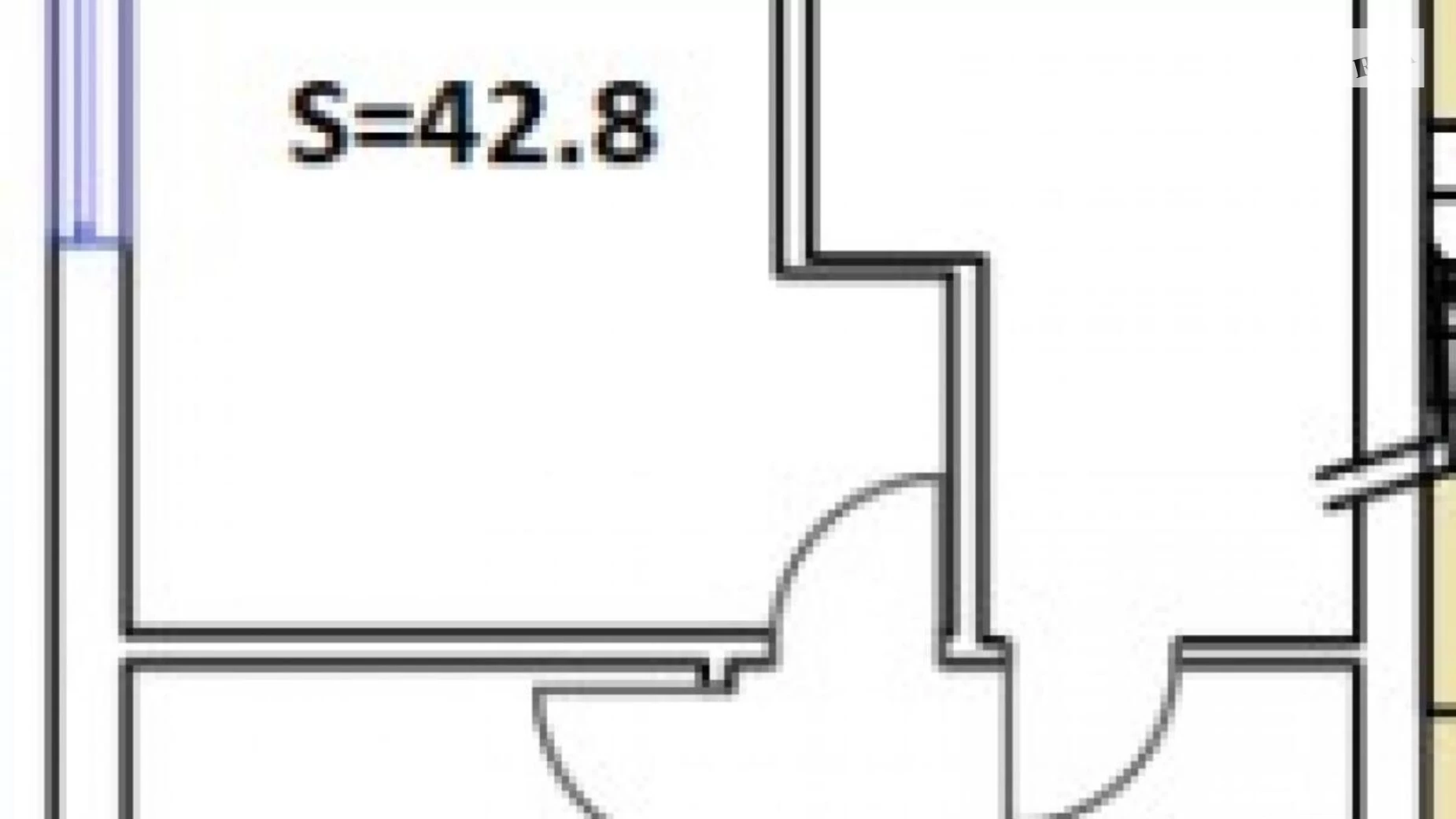 Продается 1-комнатная квартира 41.8 кв. м в Ужгороде, ул. Сергея Мартина(Парижской Коммуны) - фото 2