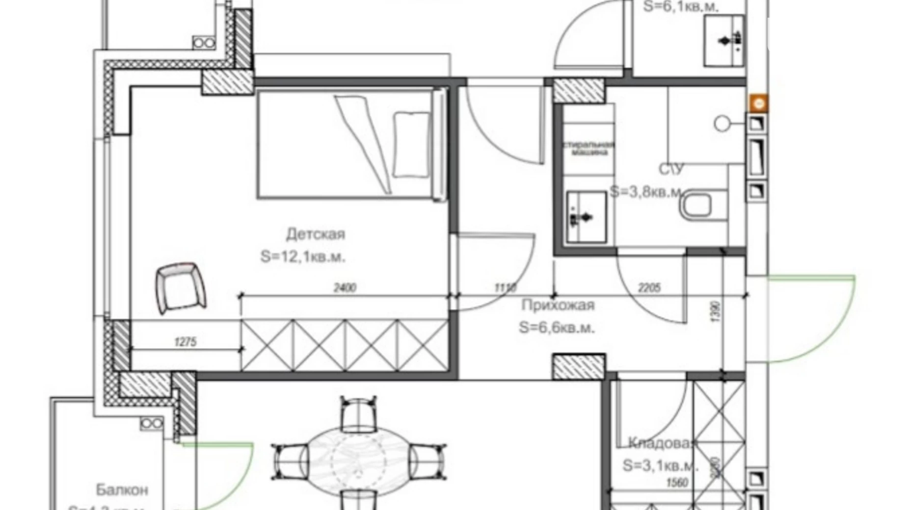 Продається 2-кімнатна квартира 69 кв. м у Одесі, Фонтанська дор., 6А/1 - фото 2
